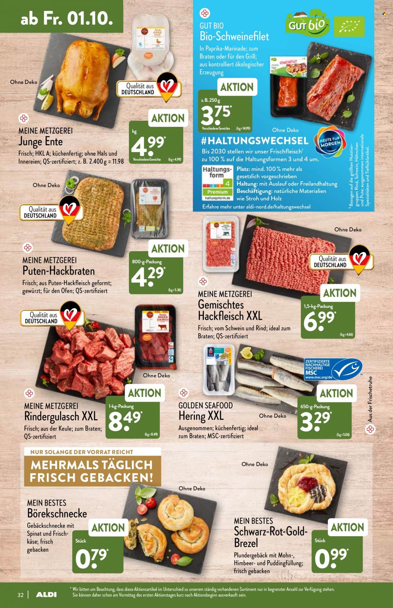 ALDI Nord Prospekte  - 27.09.2021 - 2.10.2021. Seite 32