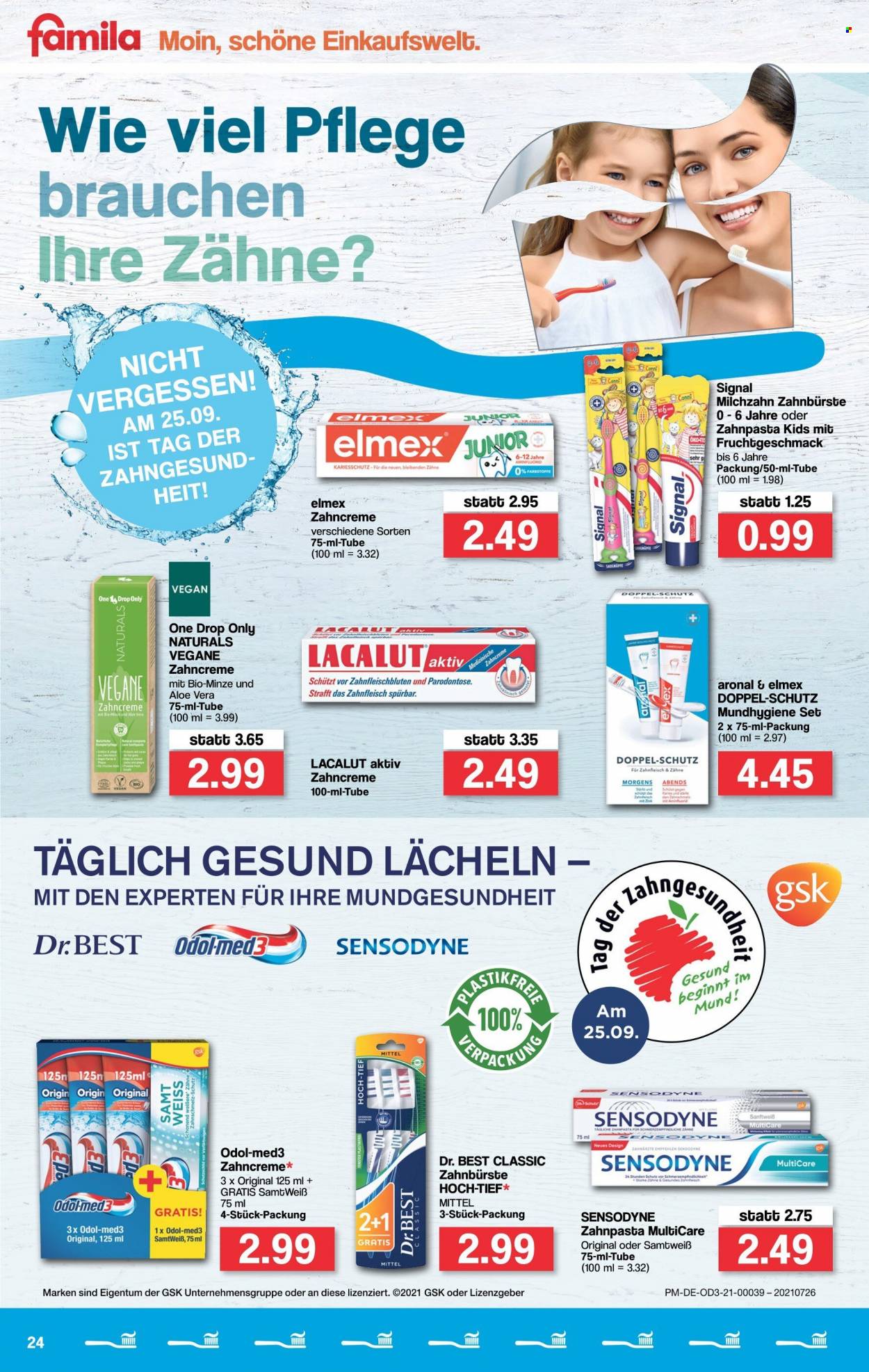 famila Prospekte  - 20.09.2021 - 25.09.2021. Seite 24