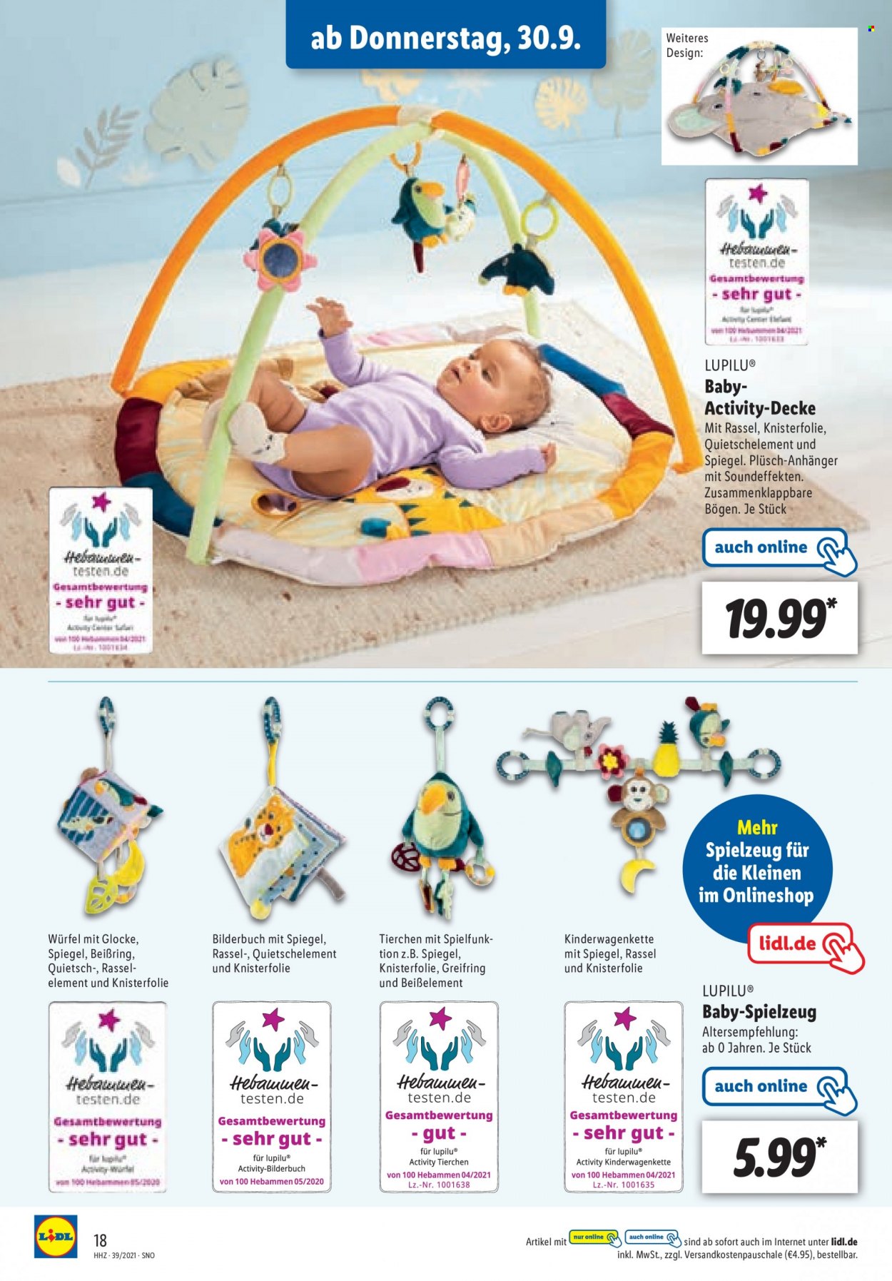 Lidl Prospekte  - 27.09.2021 - 2.10.2021. Seite 18