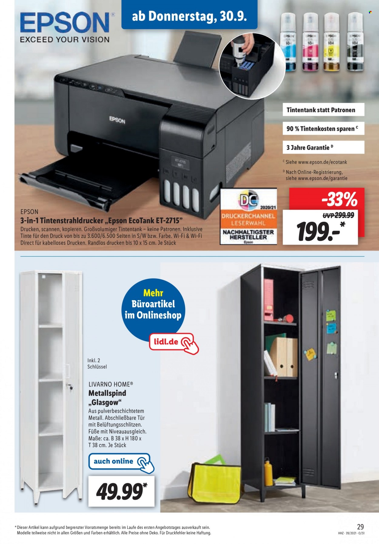 Lidl Prospekte  - 27.09.2021 - 2.10.2021. Seite 29