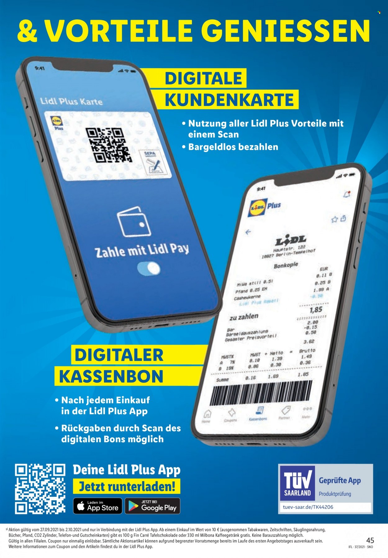 Lidl Prospekte  - 27.09.2021 - 2.10.2021. Seite 45