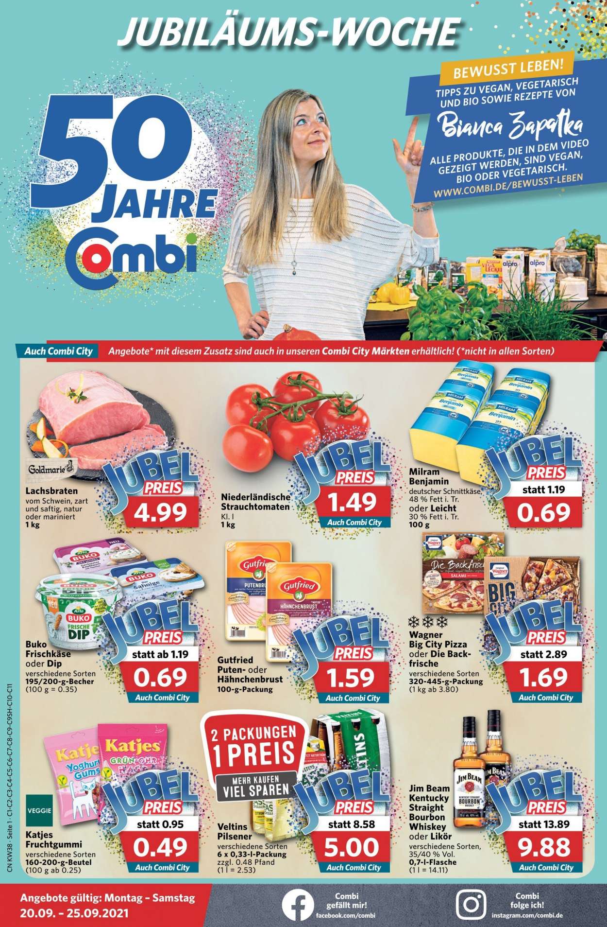 Combi Prospekte  - 20.09.2021 - 25.09.2021. Seite 1