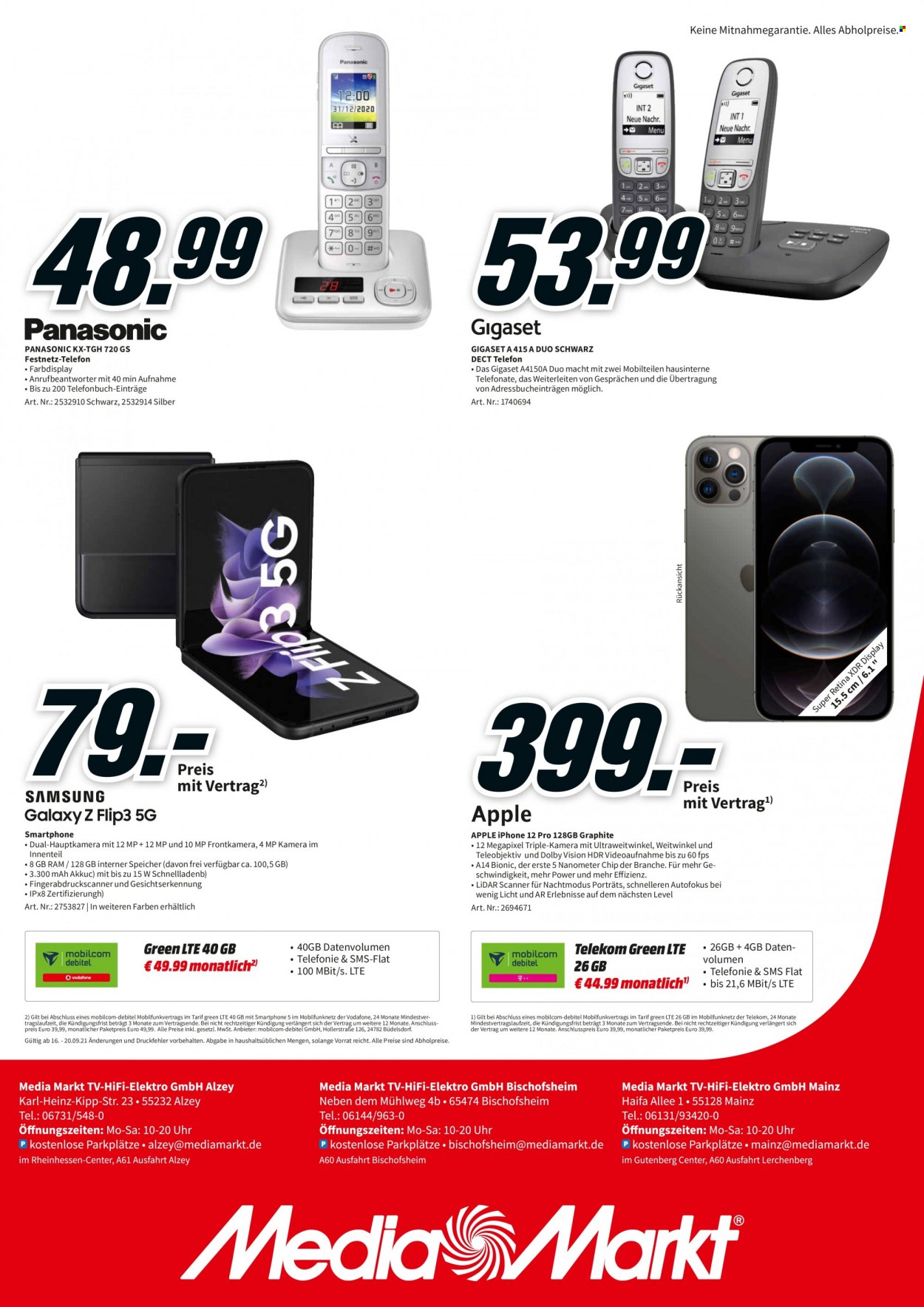 MediaMarkt Prospekte  - 16.09.2021 - 20.09.2021. Seite 8