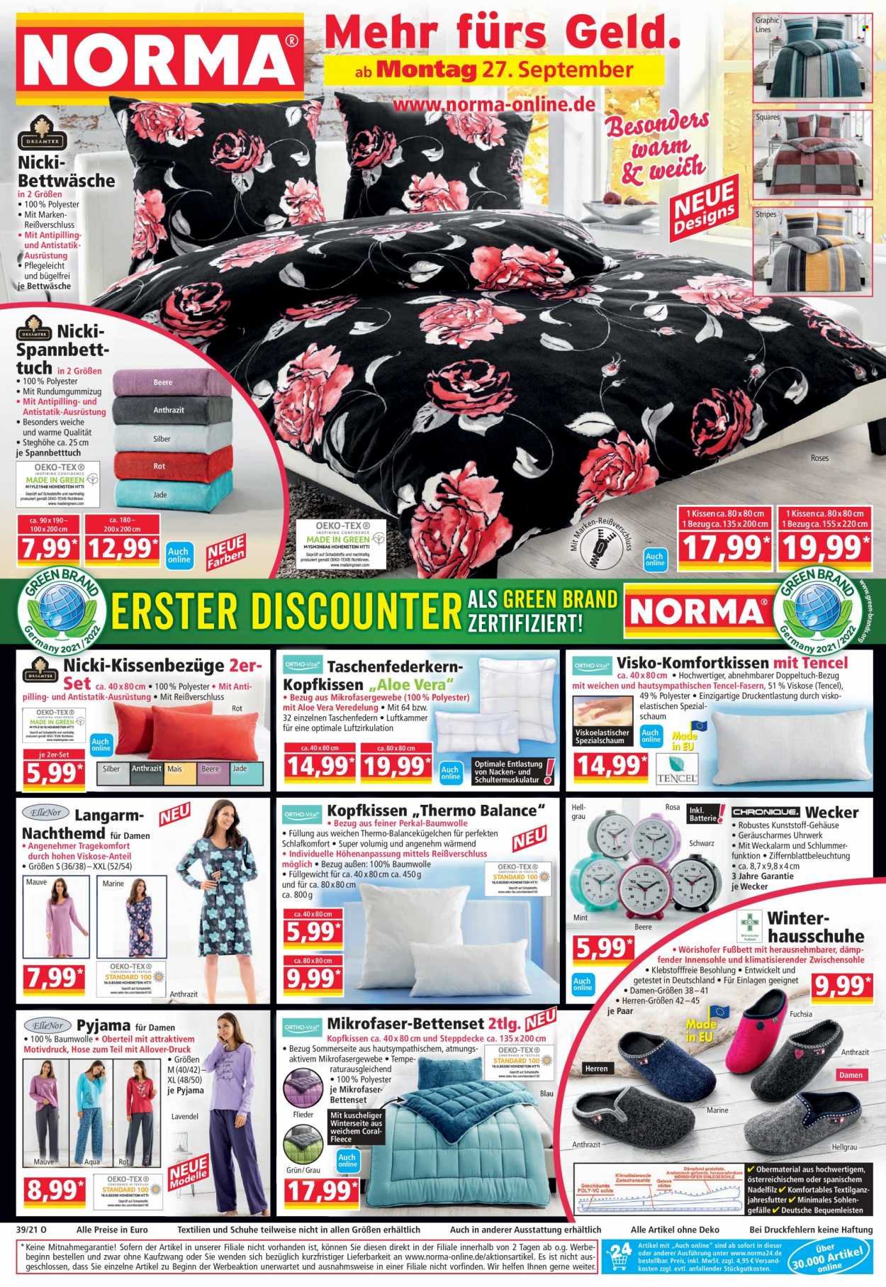 Norma Prospekte  - 27.09.2021 - 3.10.2021. Seite 1
