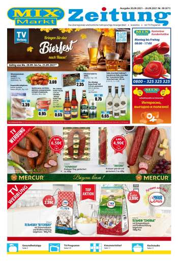 Prospekte Mix Markt - 20.9.2021 - 26.9.2021.