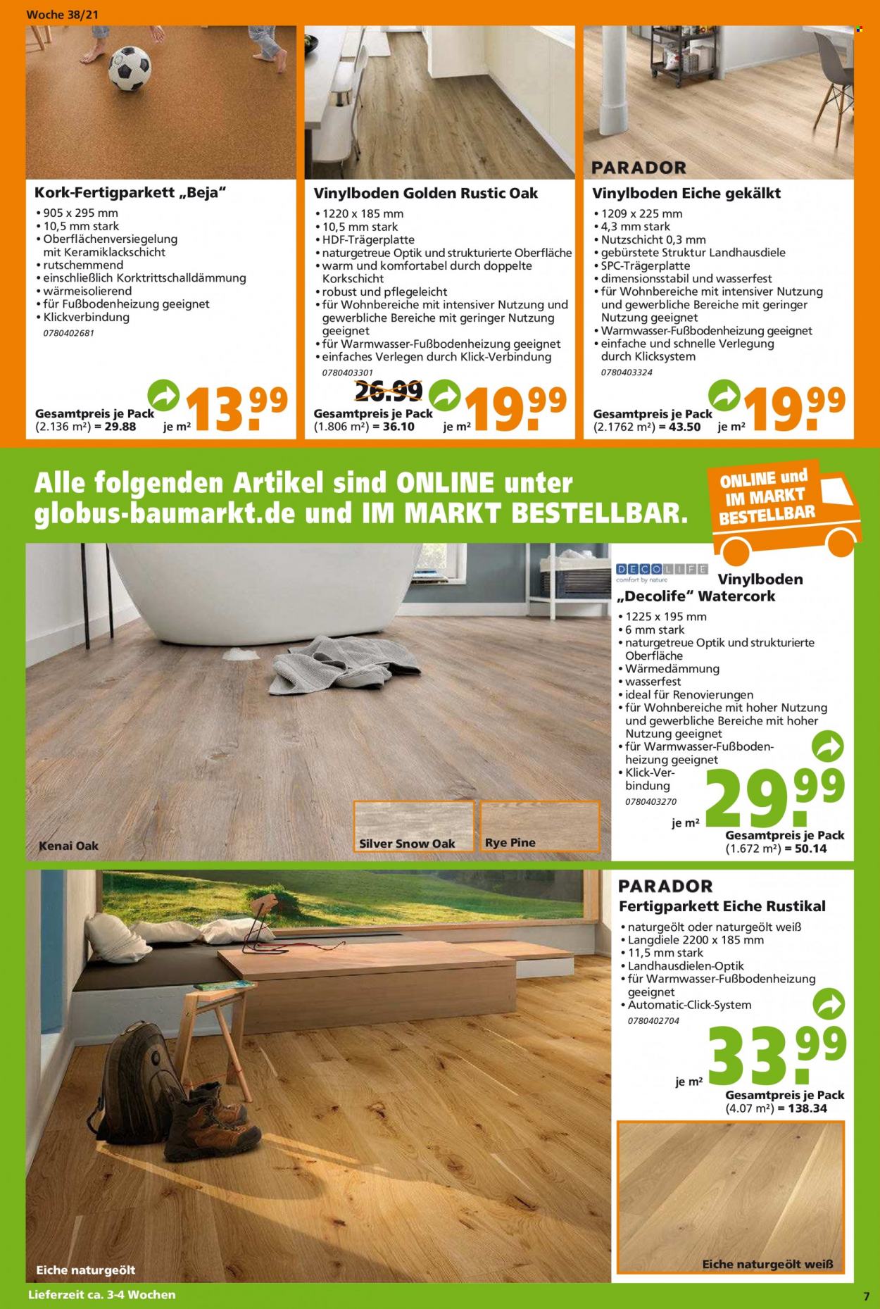 Globus Baumarkt Prospekte  - 20.09.2021 - 25.09.2021. Seite 7