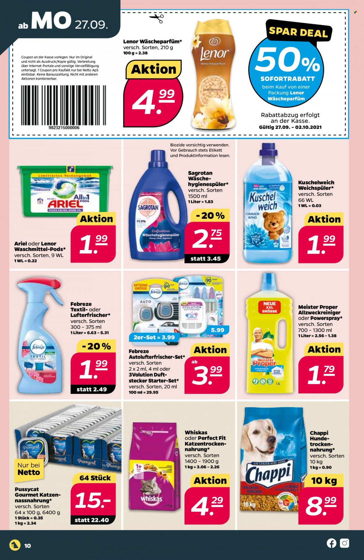 Netto Prospekte  - 27.09.2021 - 2.10.2021. Seite 10