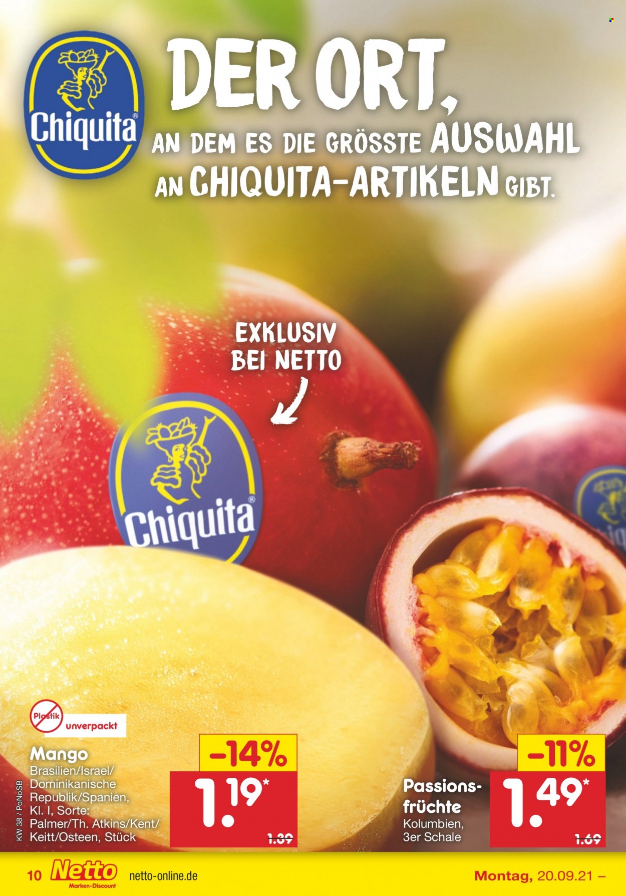 Netto Marken-Discount Prospekte  - 20.09.2021 - 25.09.2021. Seite 10