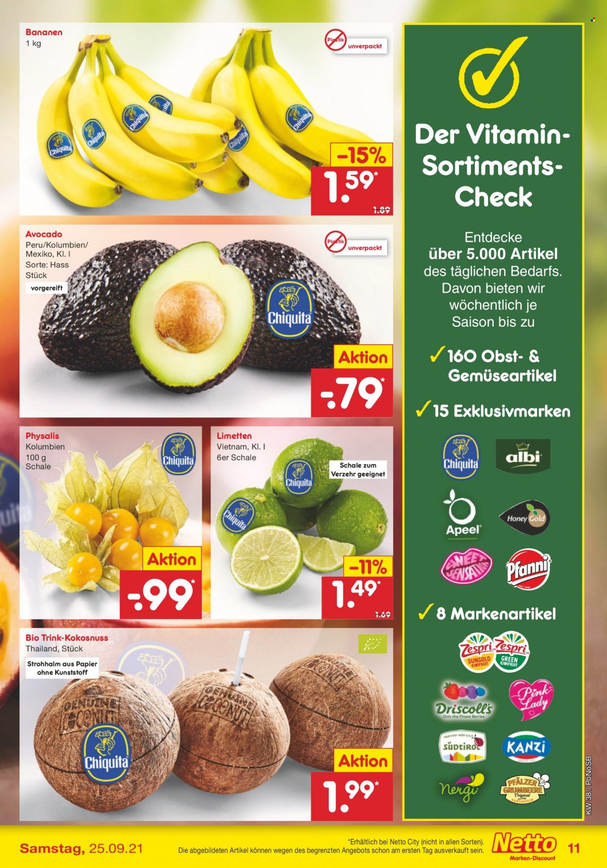 Netto Marken-Discount Prospekte  - 20.09.2021 - 25.09.2021. Seite 11