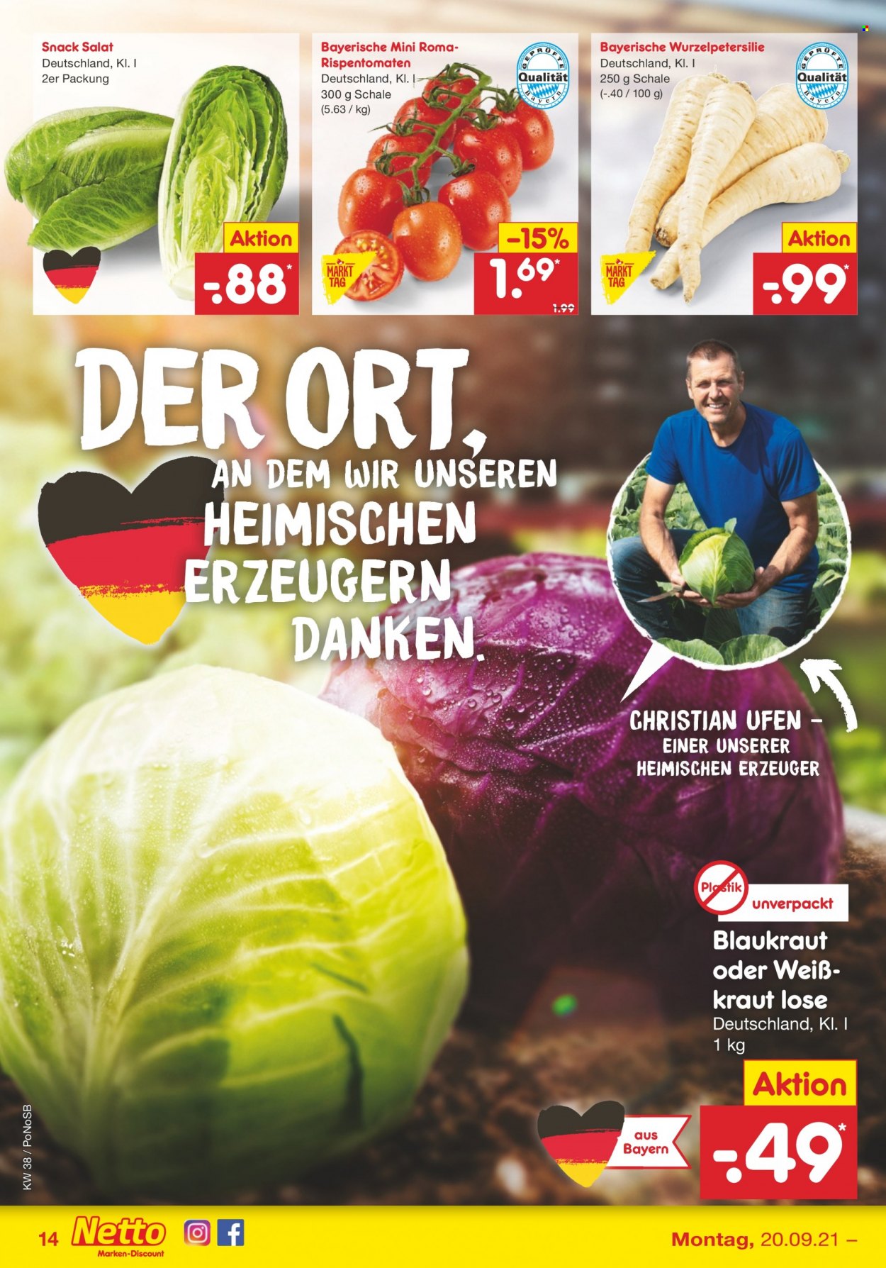 Netto Marken-Discount Prospekte  - 20.09.2021 - 25.09.2021. Seite 14