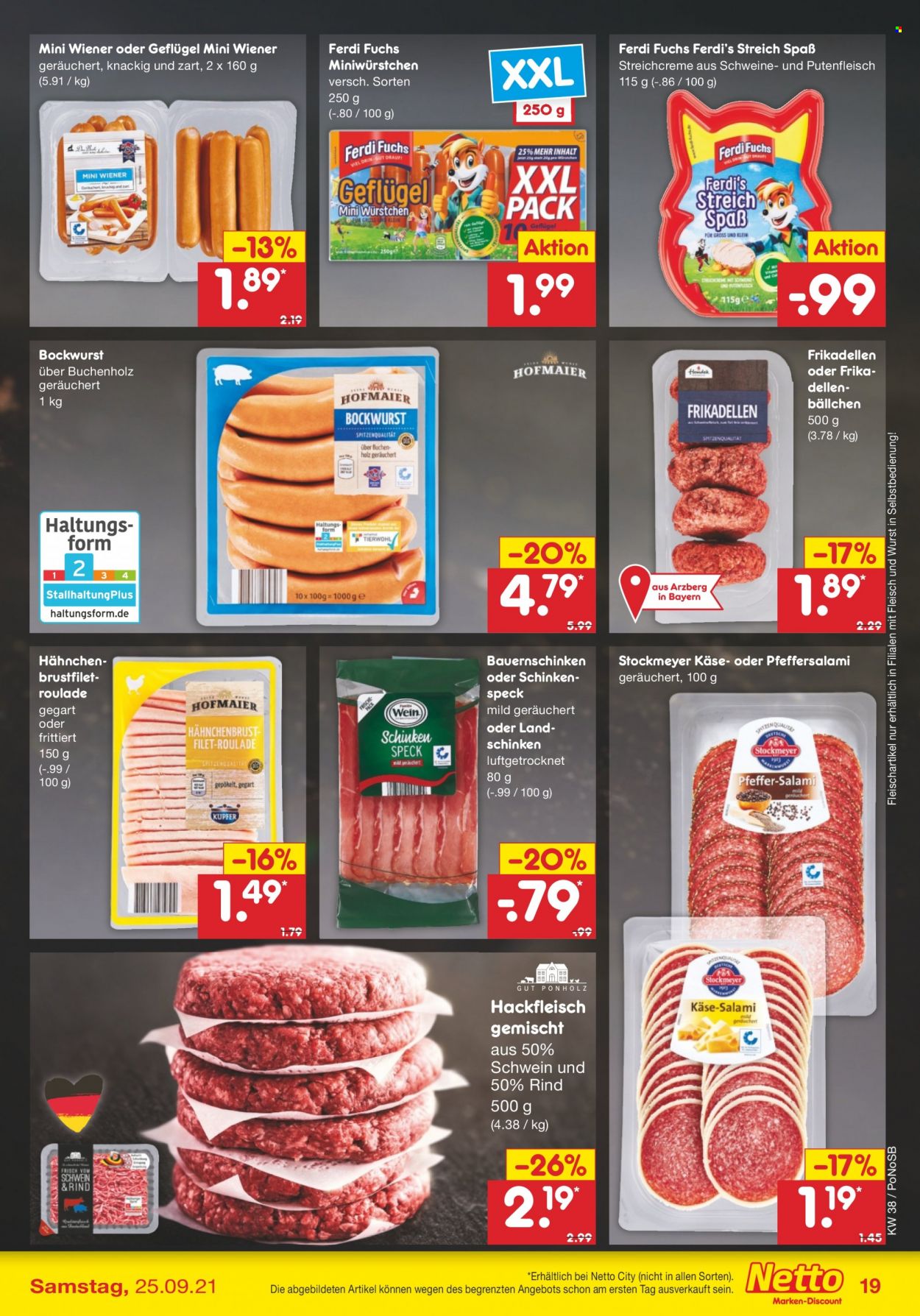 Netto Marken-Discount Prospekte  - 20.09.2021 - 25.09.2021. Seite 19