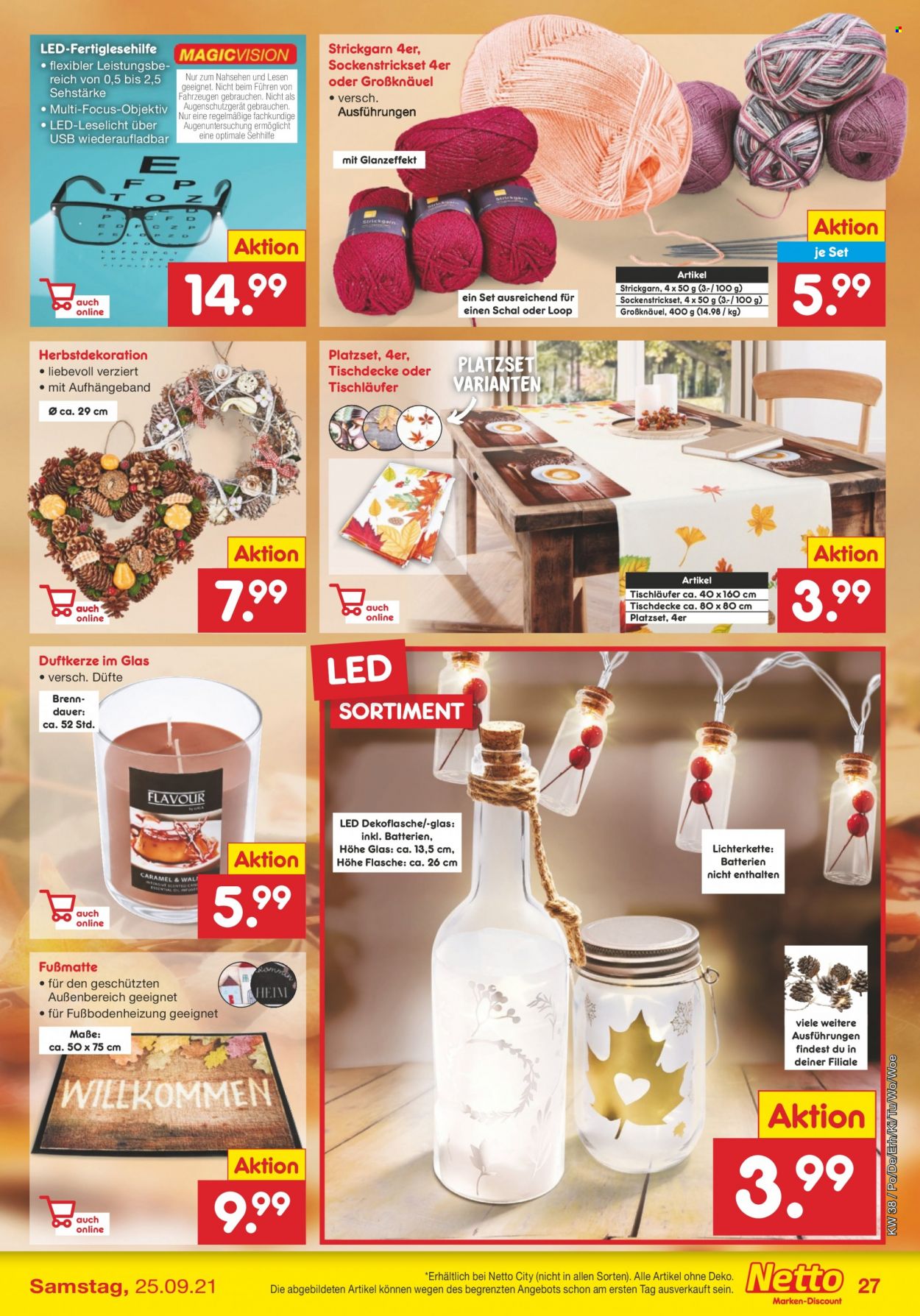 Netto Marken-Discount Prospekte  - 20.09.2021 - 25.09.2021. Seite 27
