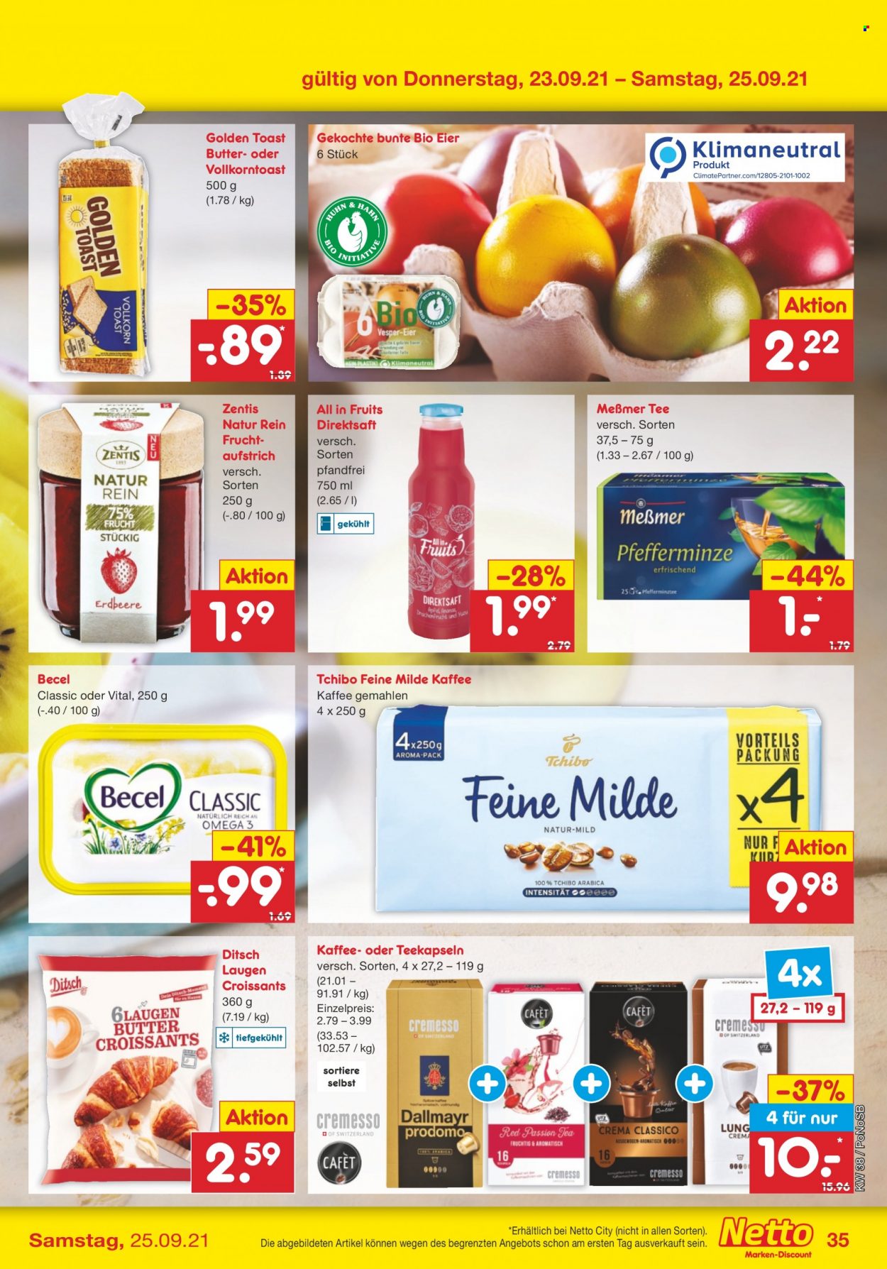 Netto Marken-Discount Prospekte  - 20.09.2021 - 25.09.2021. Seite 35