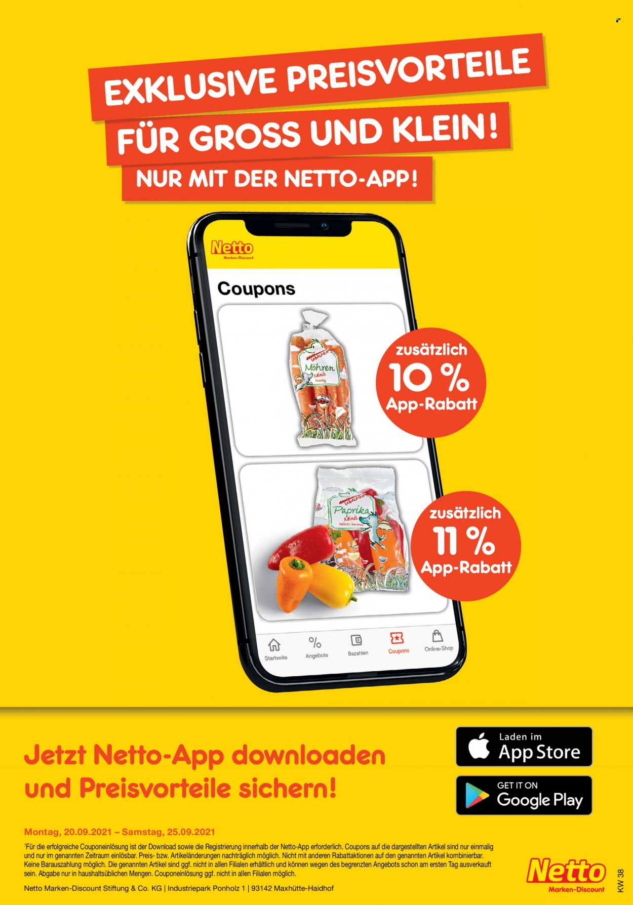 Netto Marken-Discount Prospekte  - 20.09.2021 - 25.09.2021. Seite 41
