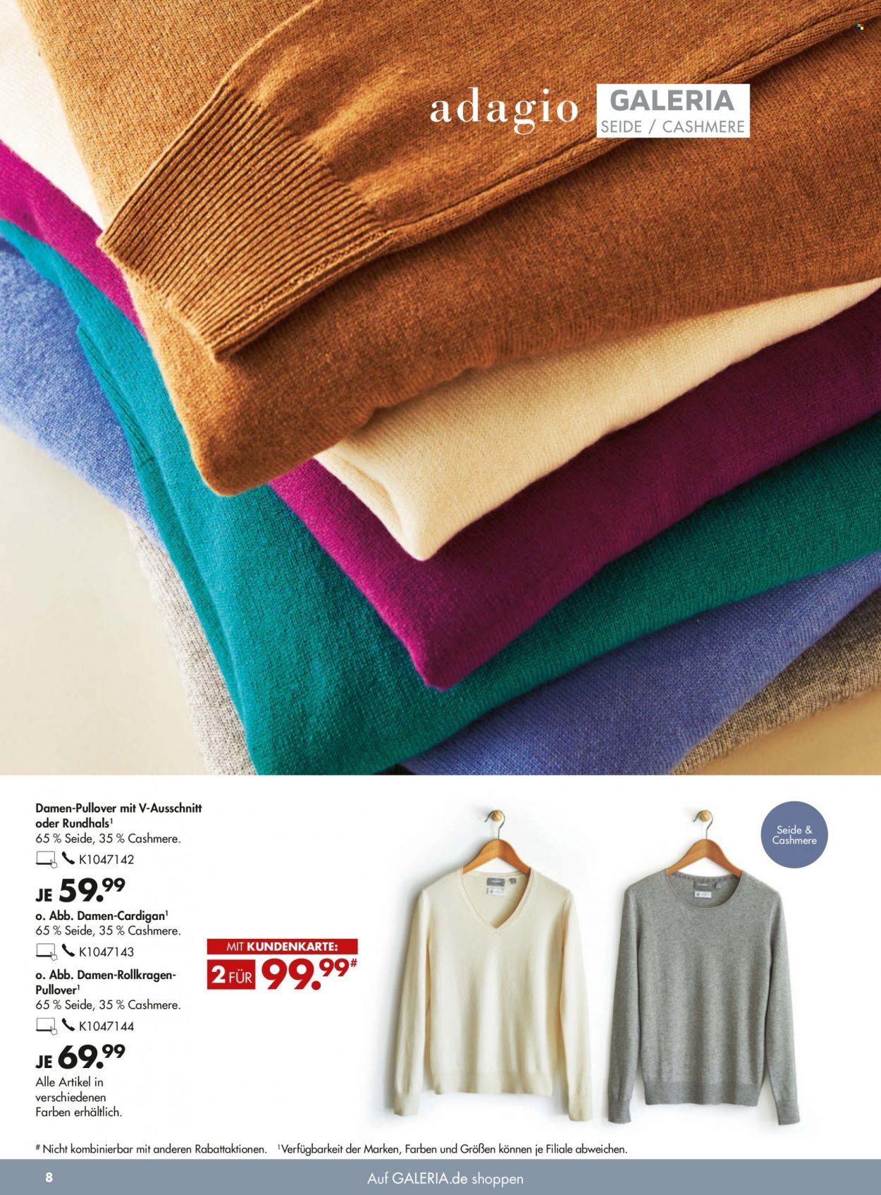 GALERIA Karstadt Kaufhof Prospekte  - 22.09.2021 - 28.09.2021. Seite 8