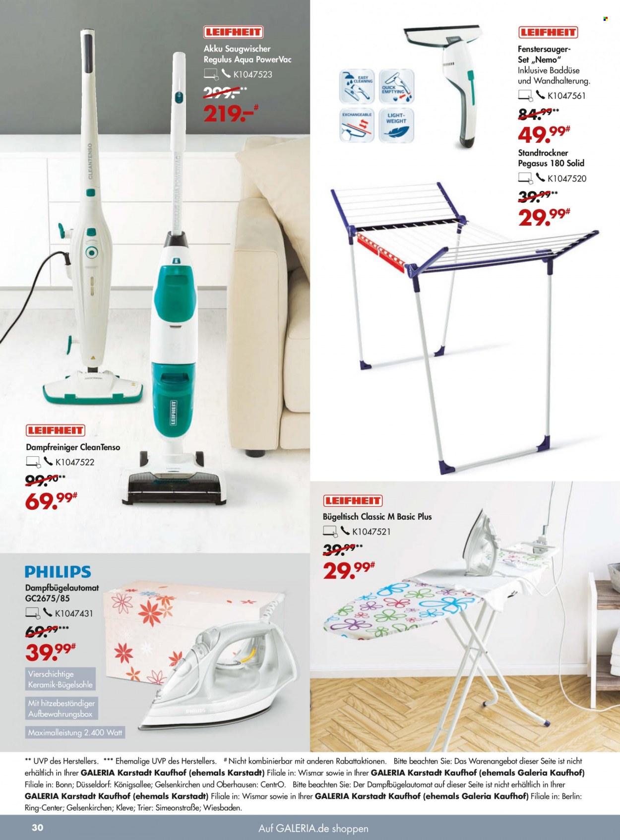GALERIA Karstadt Kaufhof Prospekte  - 22.09.2021 - 28.09.2021. Seite 30