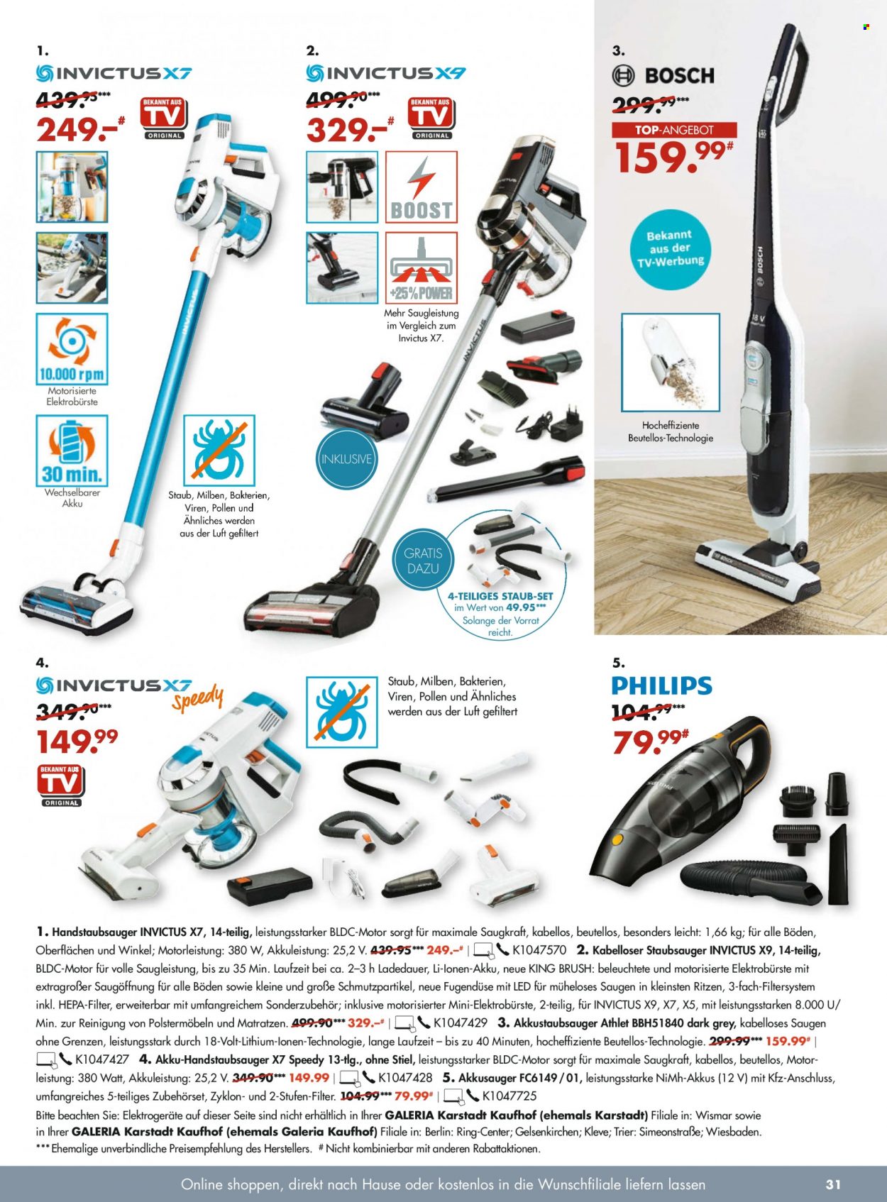 GALERIA Karstadt Kaufhof Prospekte  - 22.09.2021 - 28.09.2021. Seite 31