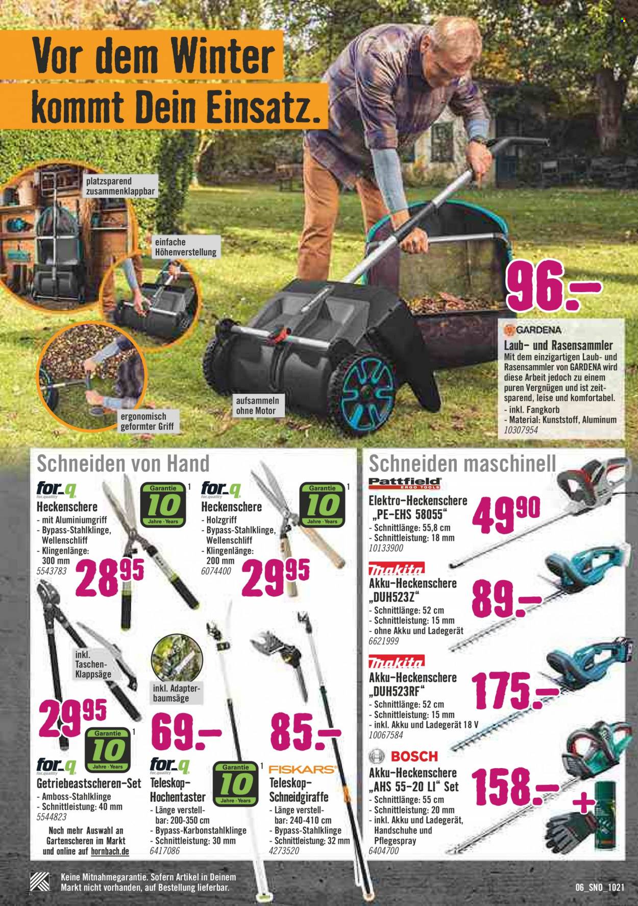 Hornbach Prospekte  - 23.09.2021 - 20.10.2021. Seite 6