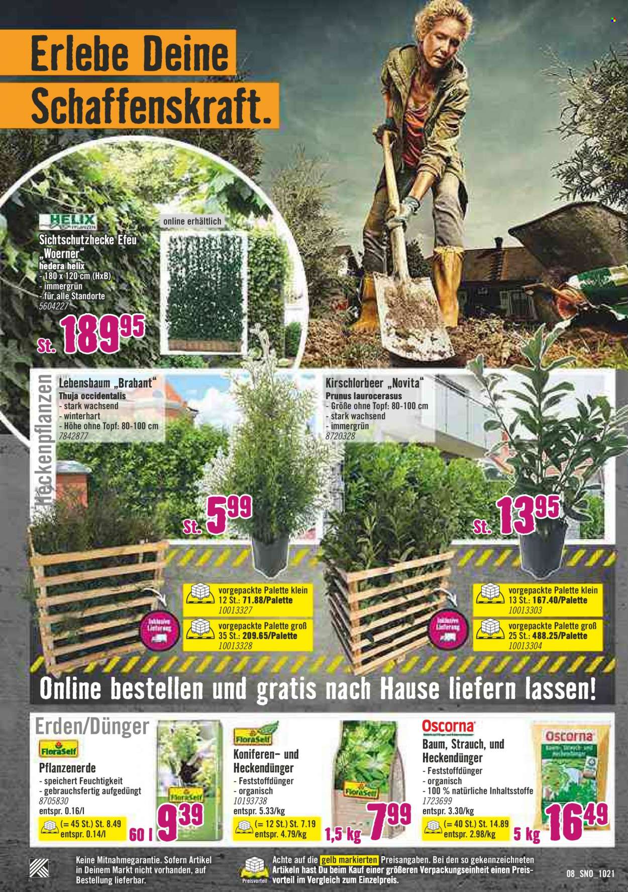Hornbach Prospekte  - 23.09.2021 - 20.10.2021. Seite 8