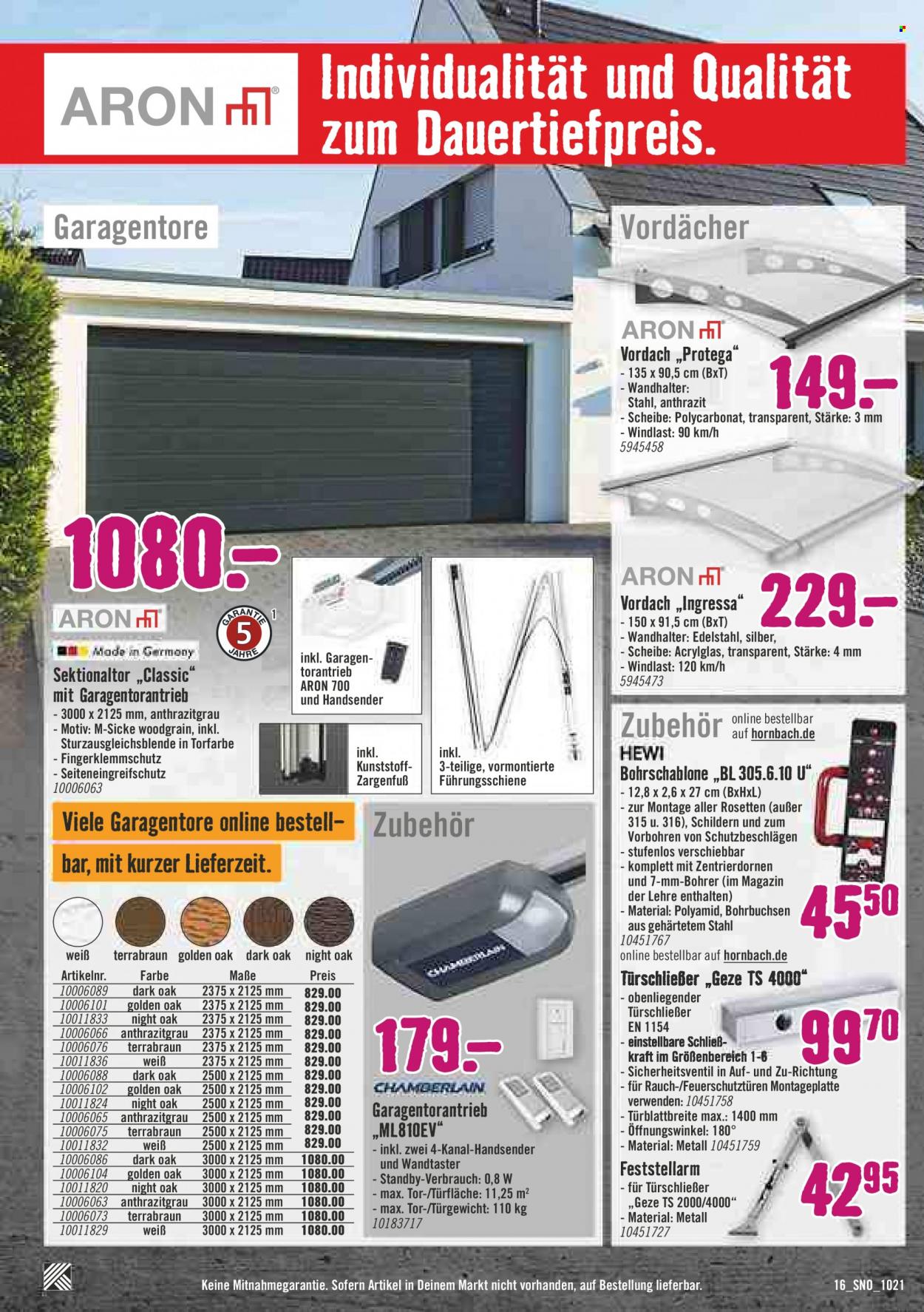 Hornbach Prospekte  - 23.09.2021 - 20.10.2021. Seite 16
