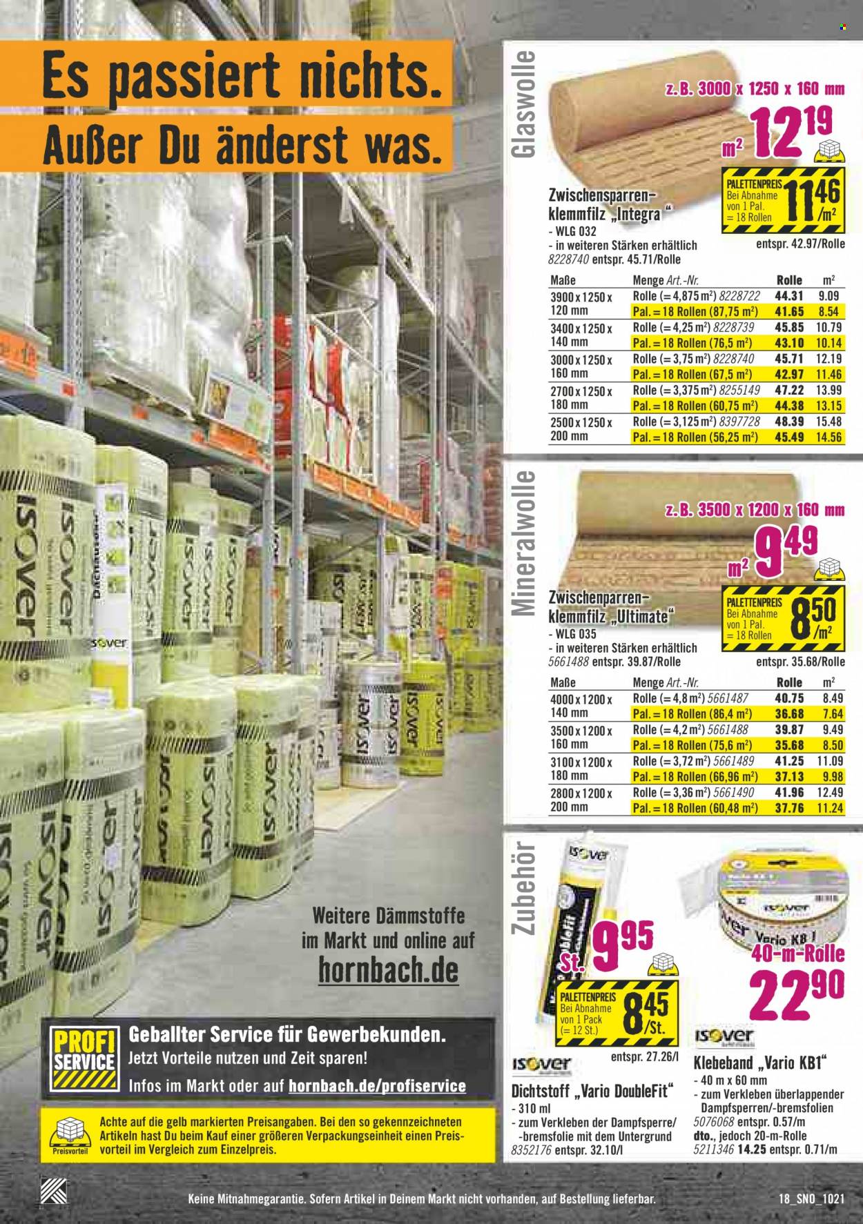 Hornbach Prospekte  - 23.09.2021 - 20.10.2021. Seite 18