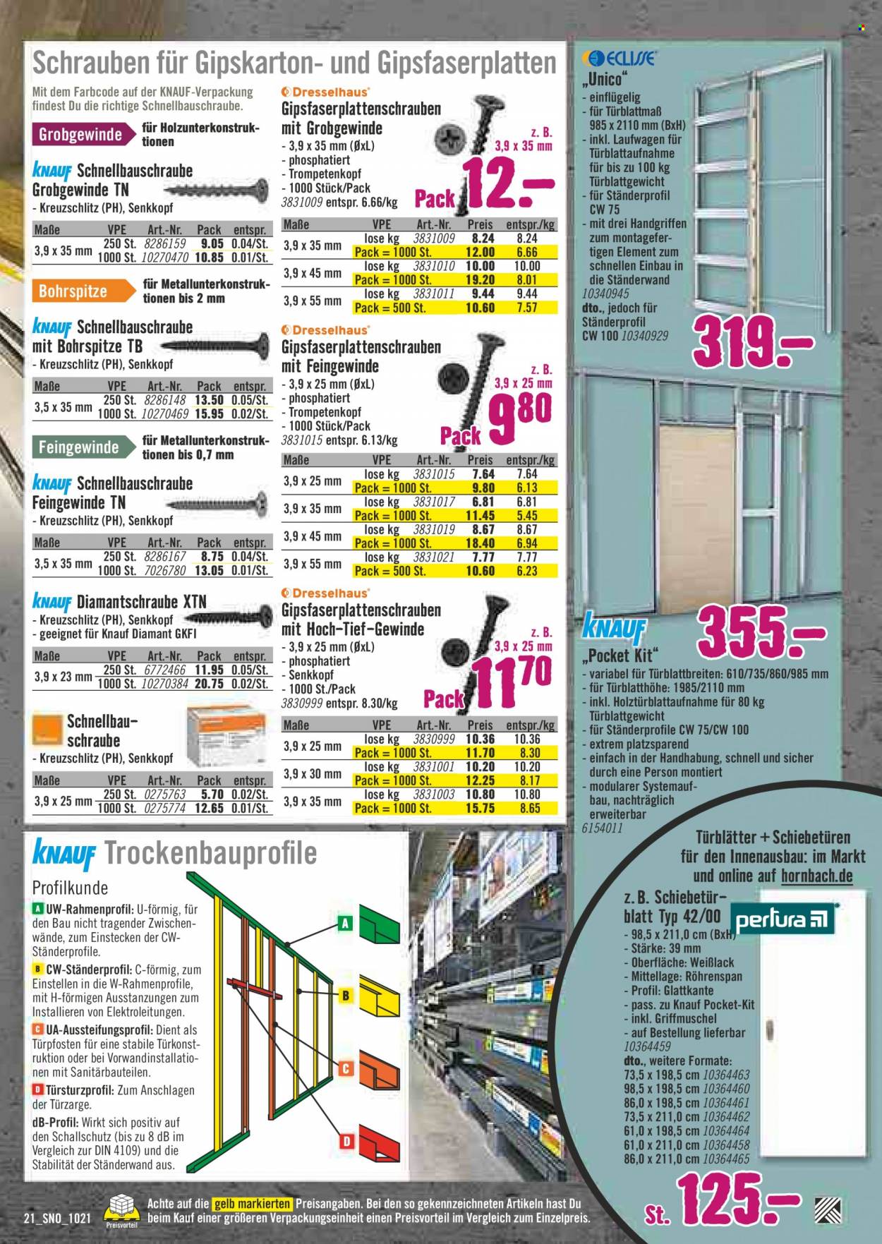 Hornbach Prospekte  - 23.09.2021 - 20.10.2021. Seite 21