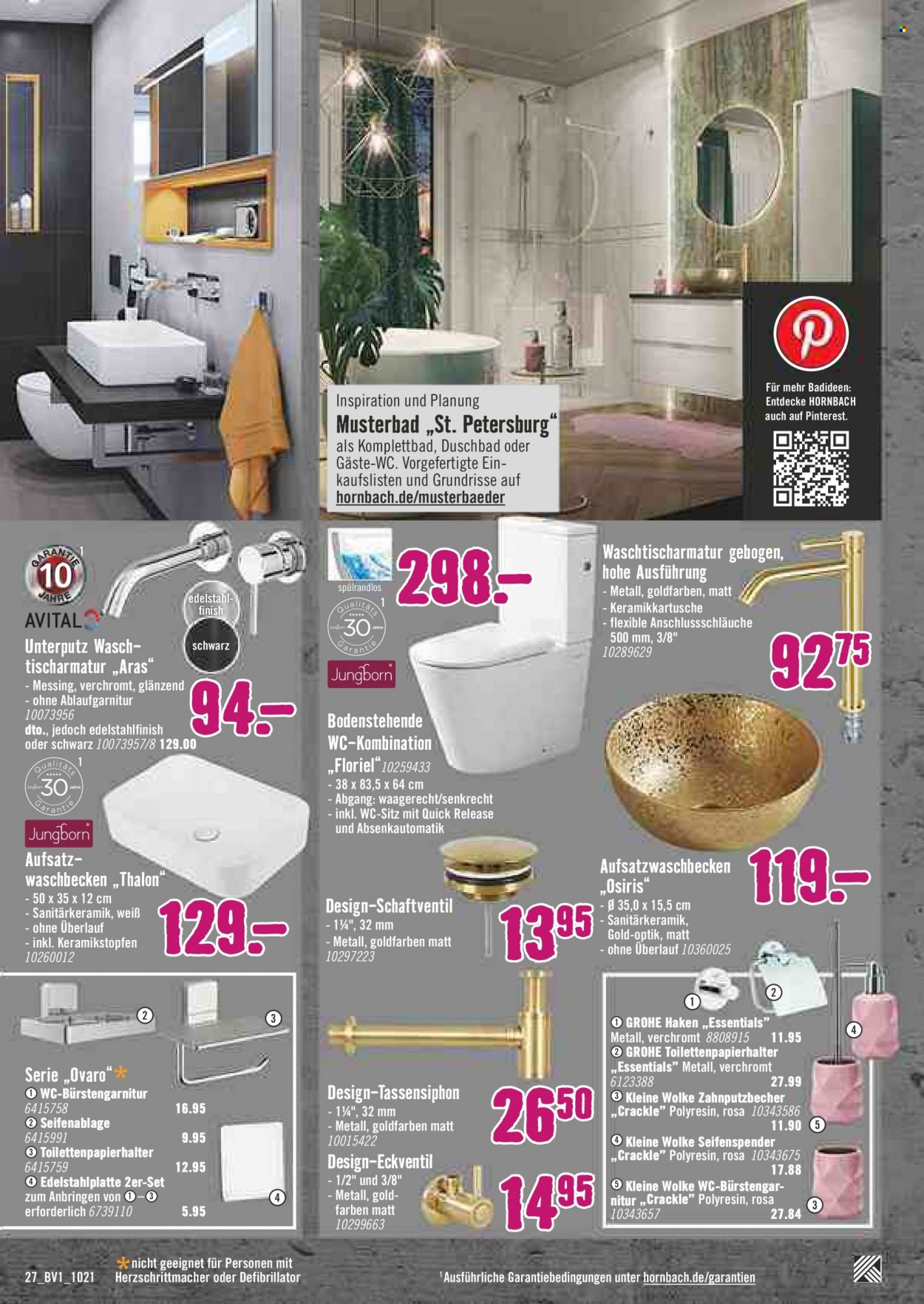 Hornbach Prospekte  - 23.09.2021 - 20.10.2021. Seite 27