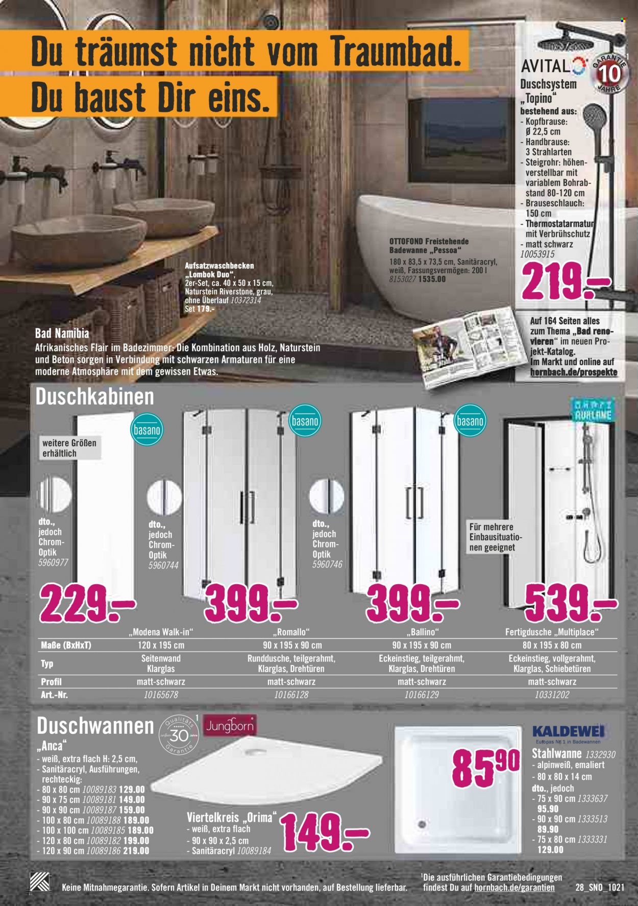 Hornbach Prospekte  - 23.09.2021 - 20.10.2021. Seite 28