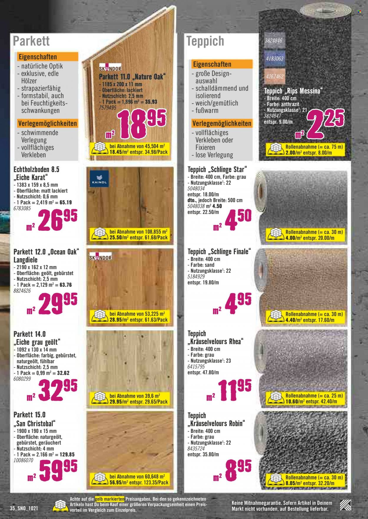 Hornbach Prospekte  - 23.09.2021 - 20.10.2021. Seite 35