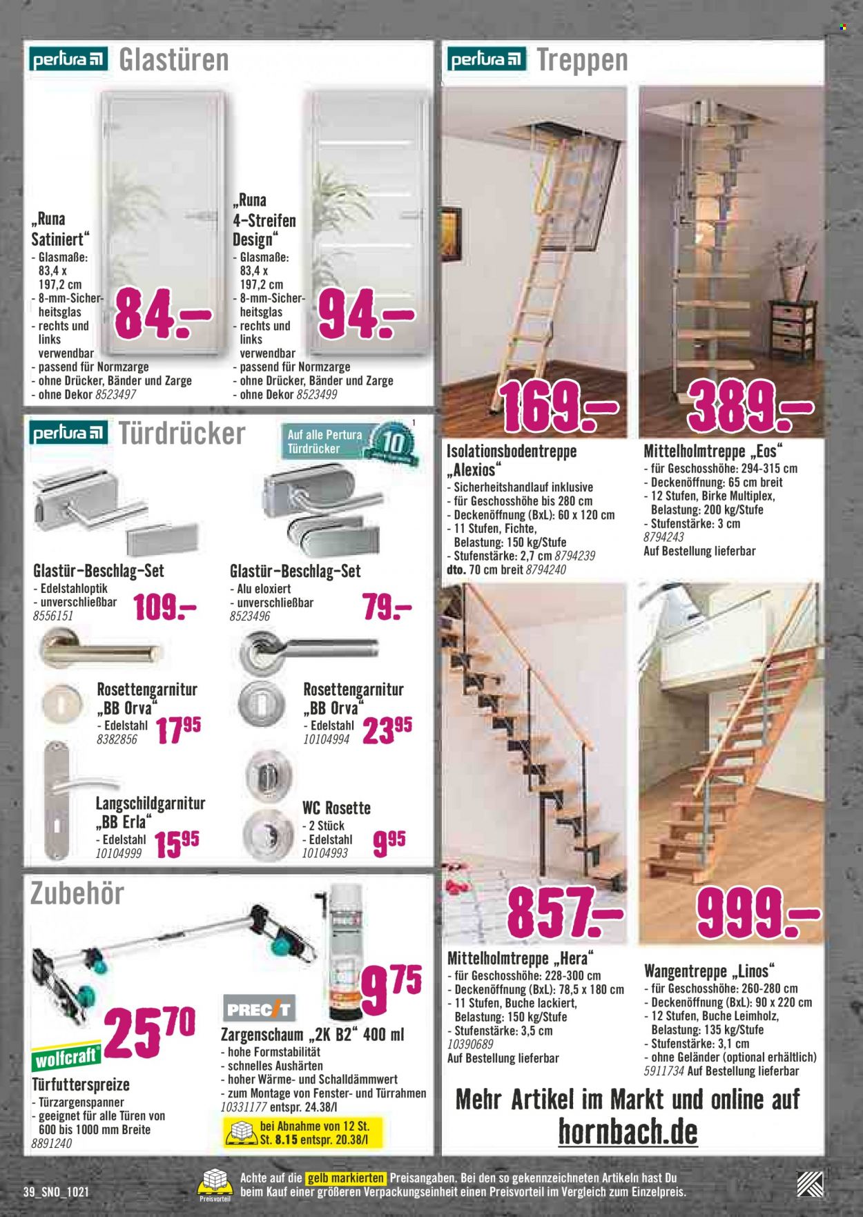 Hornbach Prospekte  - 23.09.2021 - 20.10.2021. Seite 39