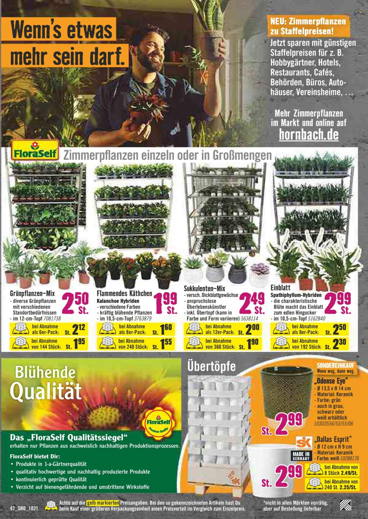 Hornbach Prospekte  - 23.09.2021 - 20.10.2021. Seite 47