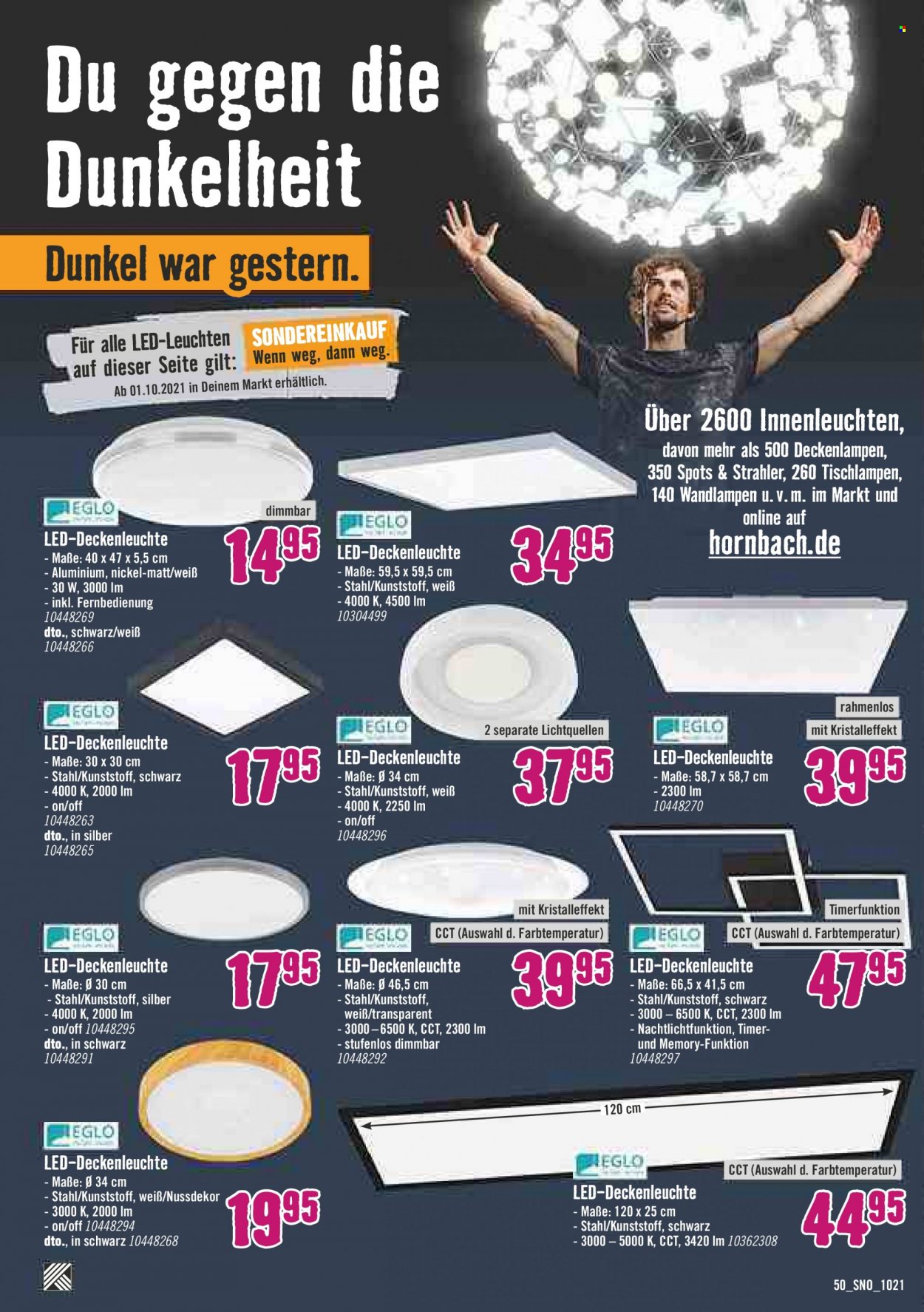 Hornbach Prospekte  - 23.09.2021 - 20.10.2021. Seite 50