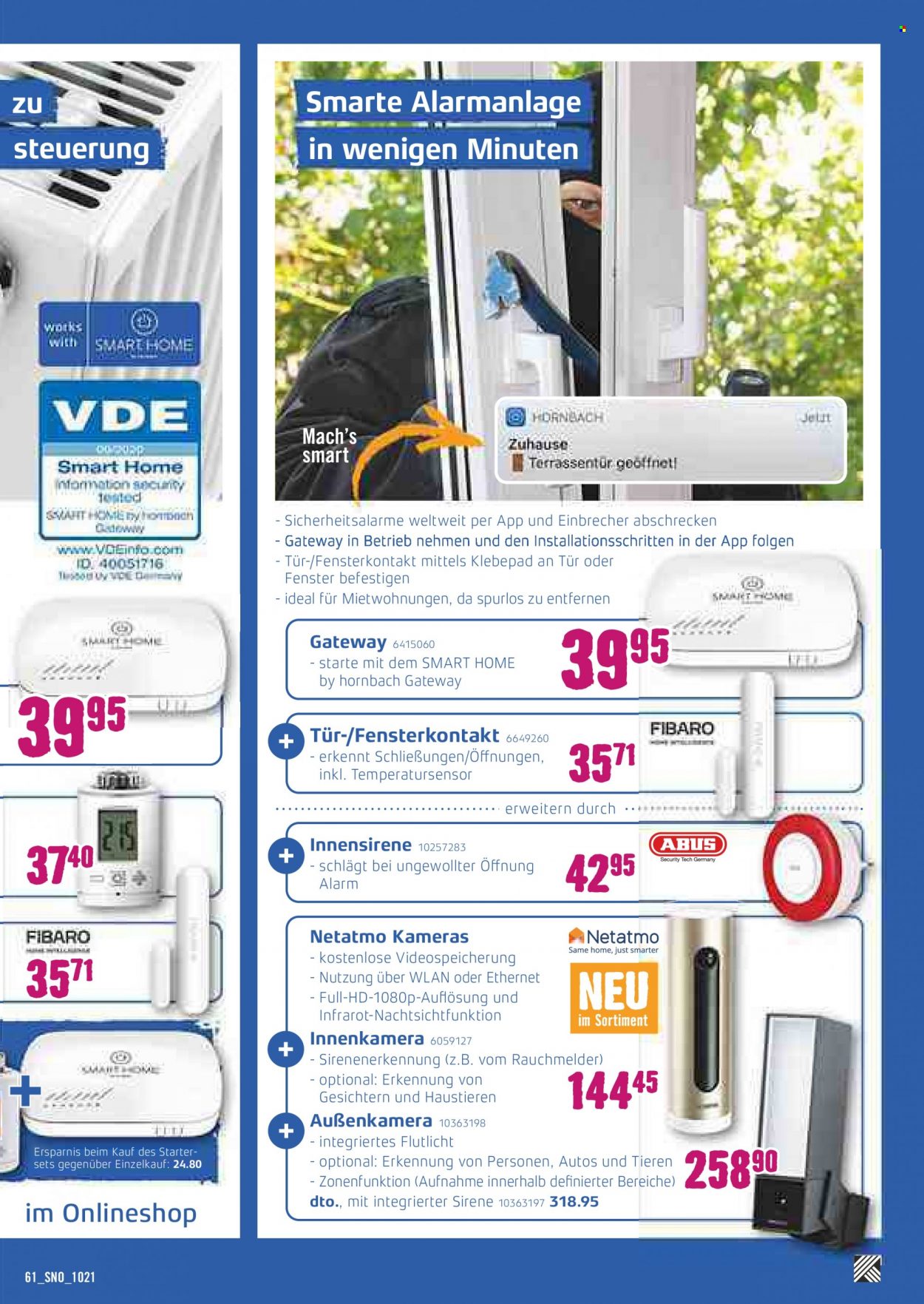 Hornbach Prospekte  - 23.09.2021 - 20.10.2021. Seite 61