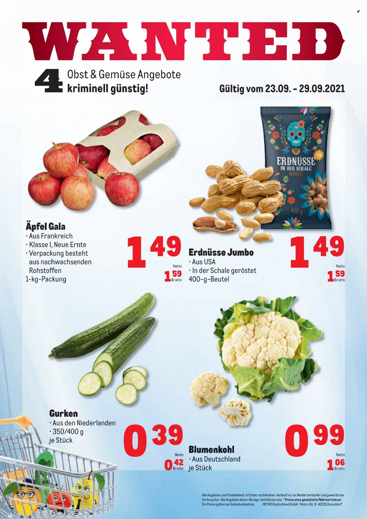Metro Prospekte  - 23.09.2021 - 29.09.2021. Seite 1