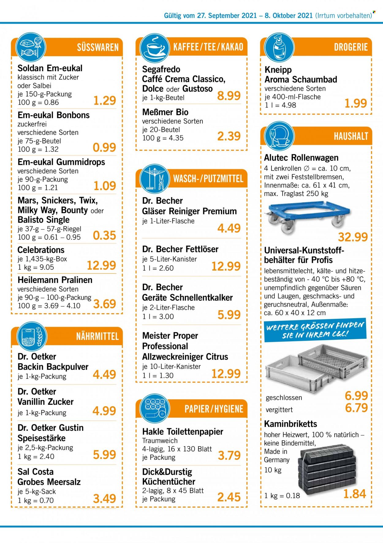 V-Markt Prospekte  - 27.09.2021 - 9.10.2021. Seite 3