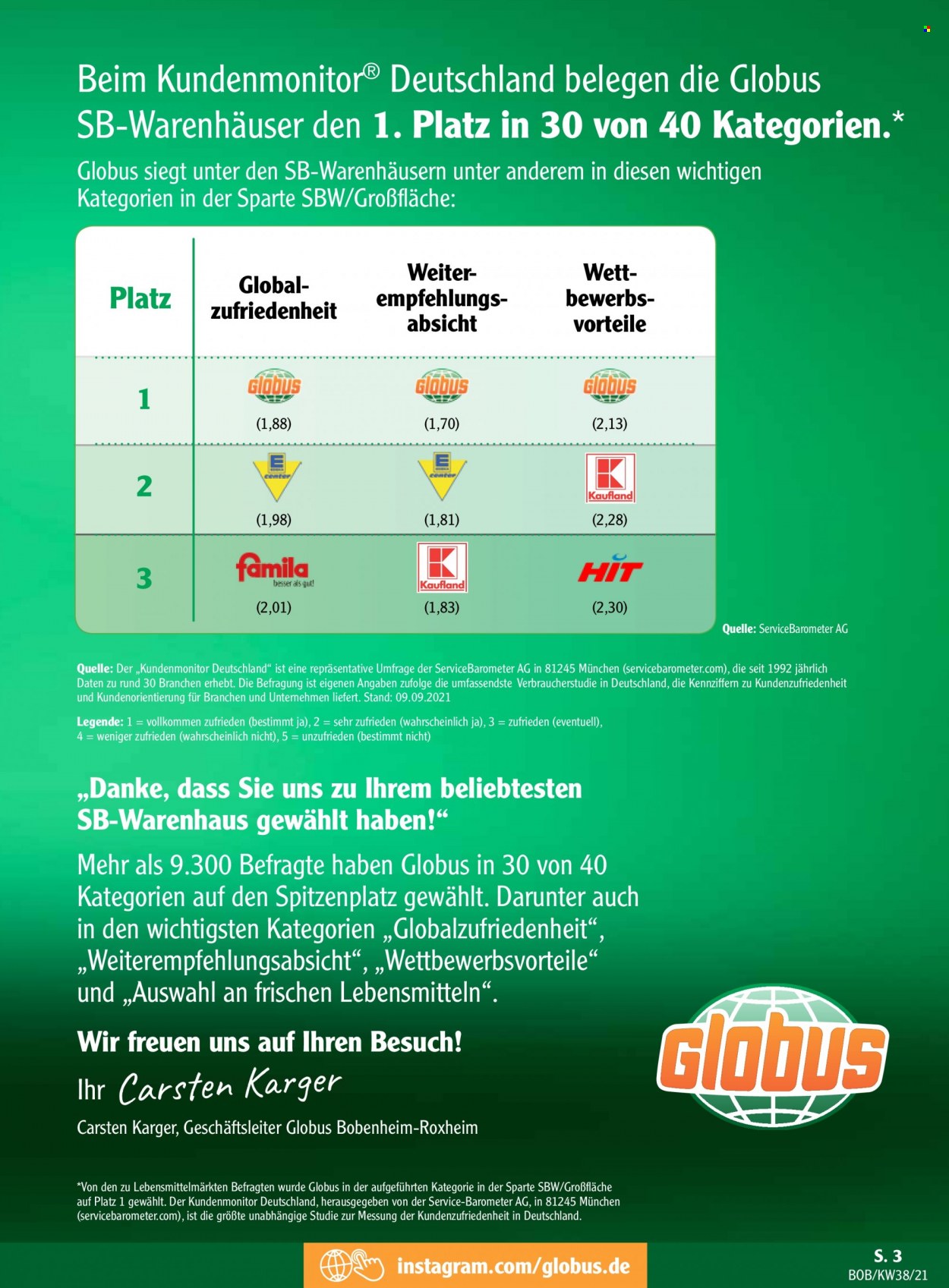 Globus Prospekte  - 20.09.2021 - 25.09.2021. Seite 3
