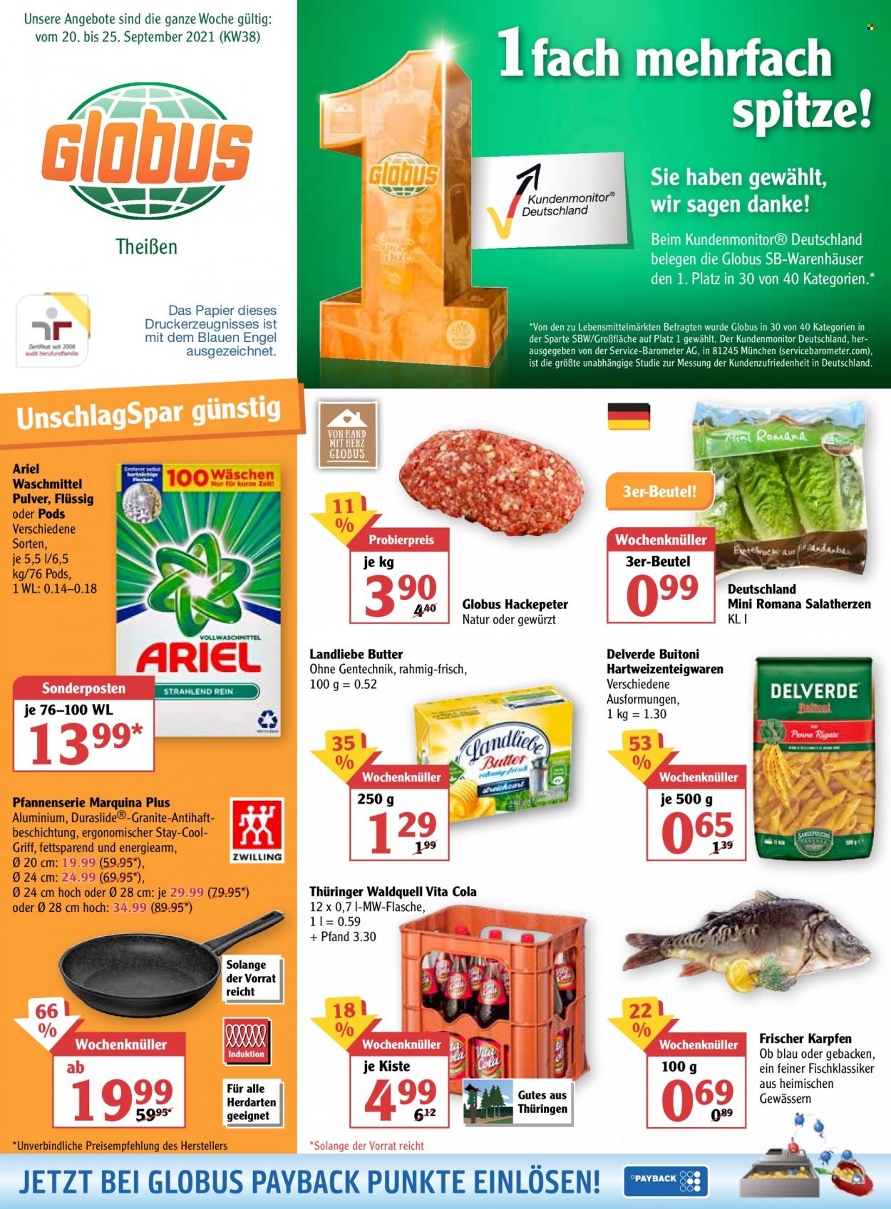 Globus Prospekte  - 20.09.2021 - 25.09.2021. Seite 3
