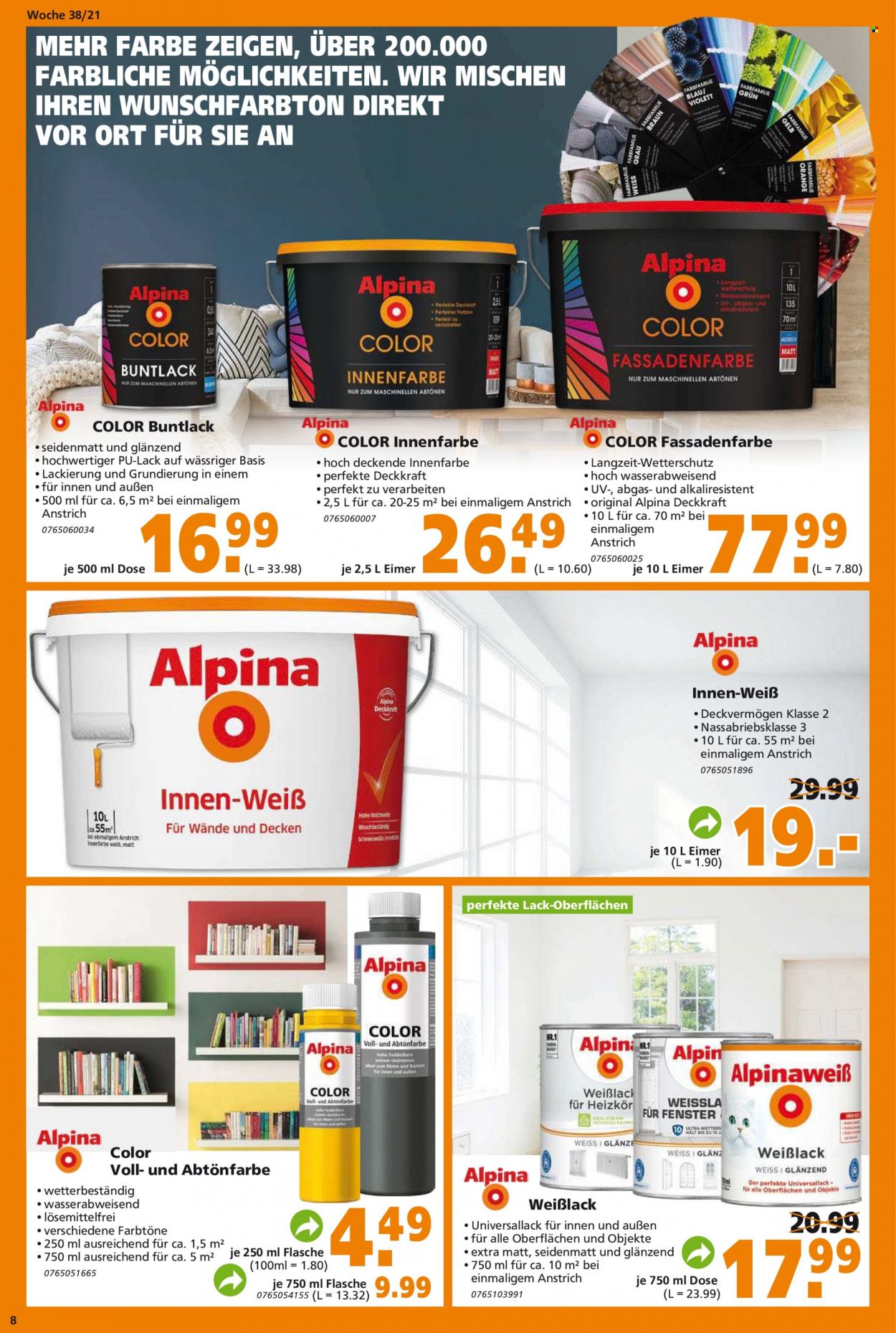 Globus Baumarkt Prospekte  - 19.09.2021 - 25.09.2021. Seite 8