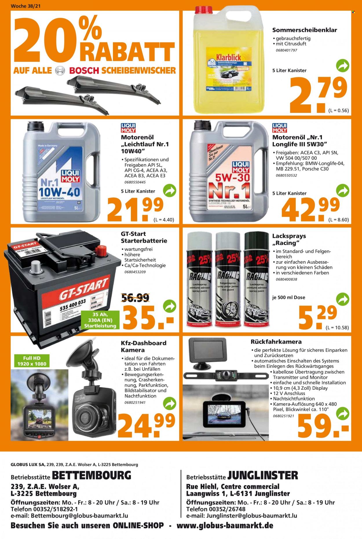 Globus Baumarkt Prospekte  - 19.09.2021 - 25.09.2021. Seite 14