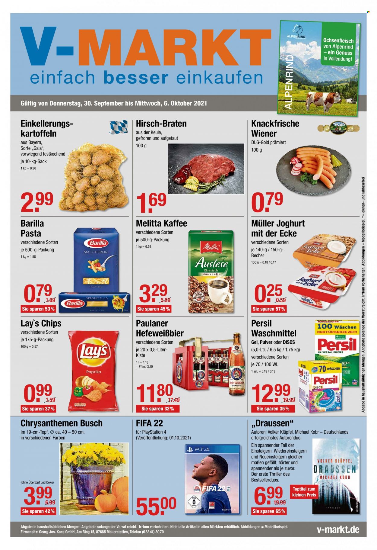 V-Markt Prospekte  - 30.09.2021 - 6.10.2021. Seite 1