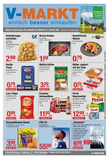 Prospekte V-Markt - 30.9.2021 - 6.10.2021.