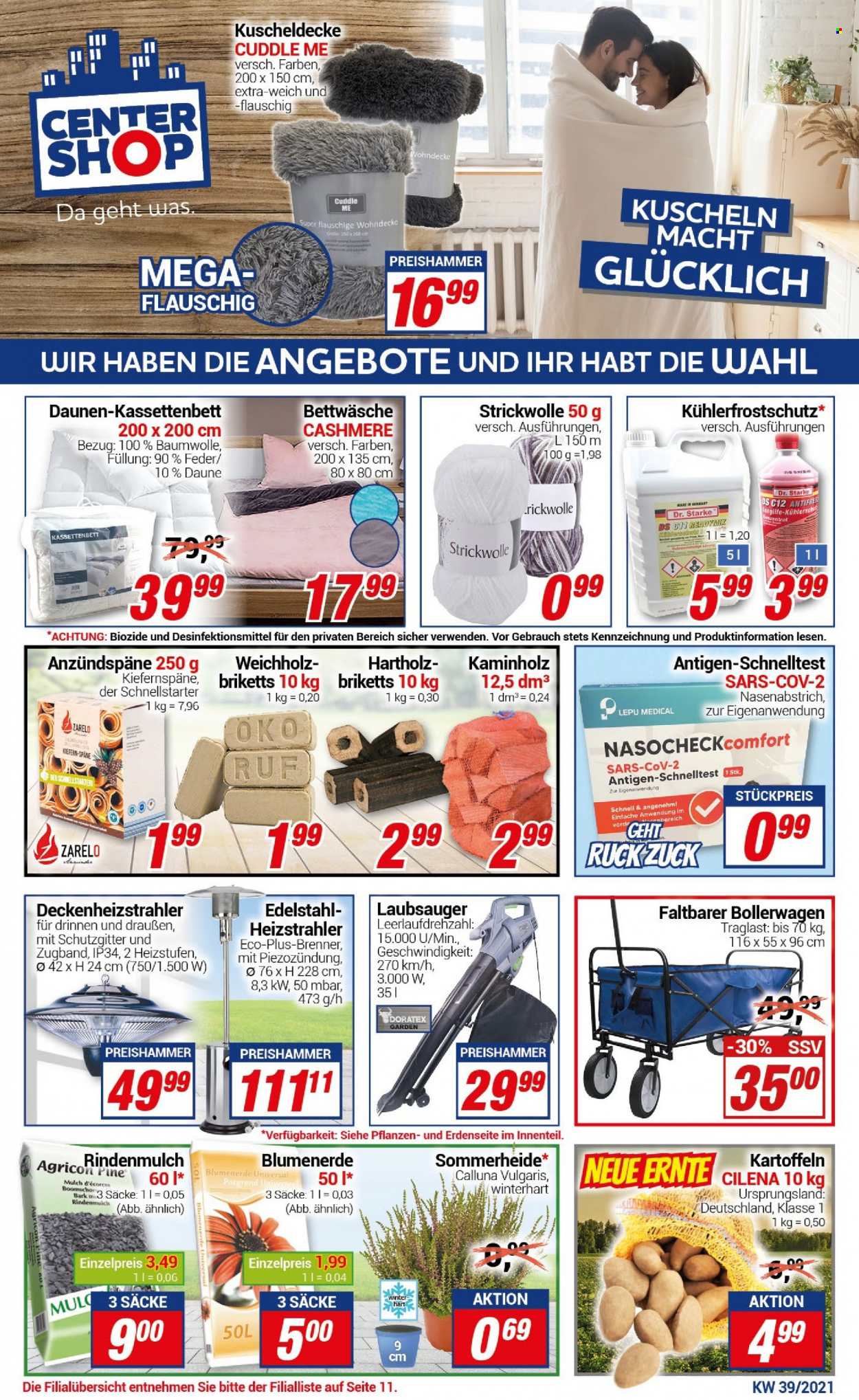 CENTERSHOP Prospekte  - 27.09.2021 - 2.10.2021. Seite 1