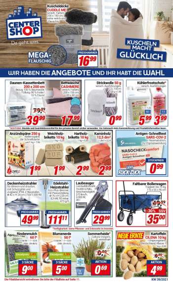 Prospekte CENTERSHOP - 27.9.2021 - 2.10.2021.
