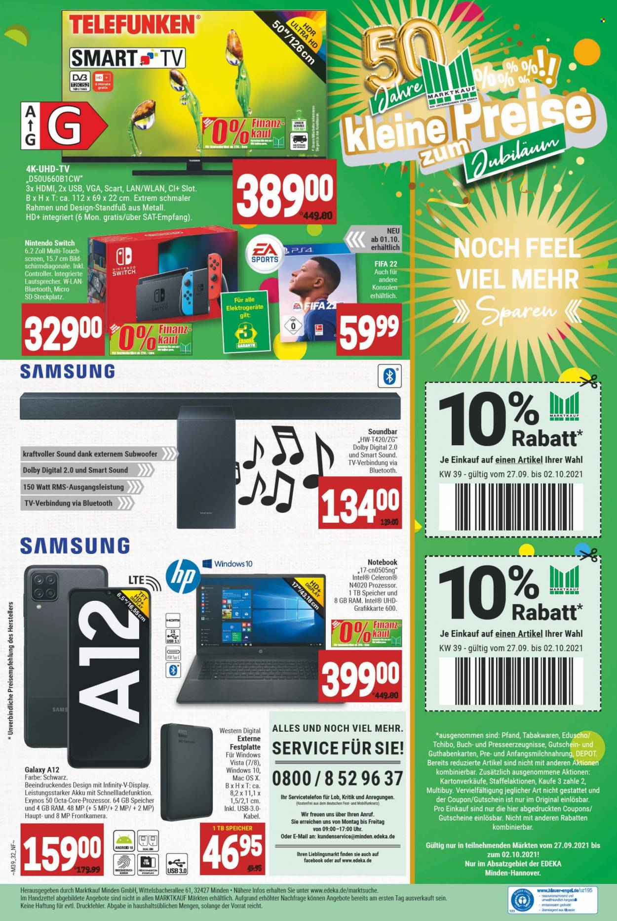 Marktkauf Prospekte  - 27.09.2021 - 2.10.2021. Seite 32