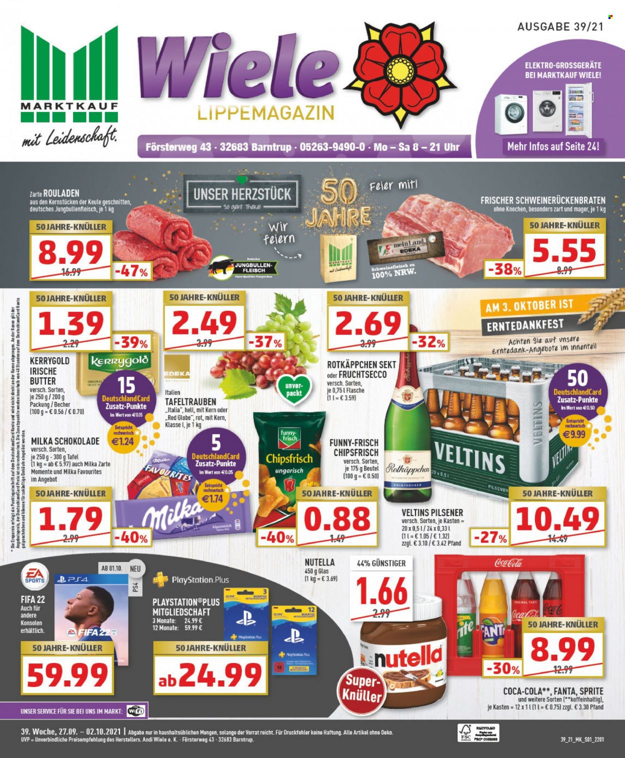 Marktkauf Prospekte  - 27.09.2021 - 2.10.2021. Seite 1