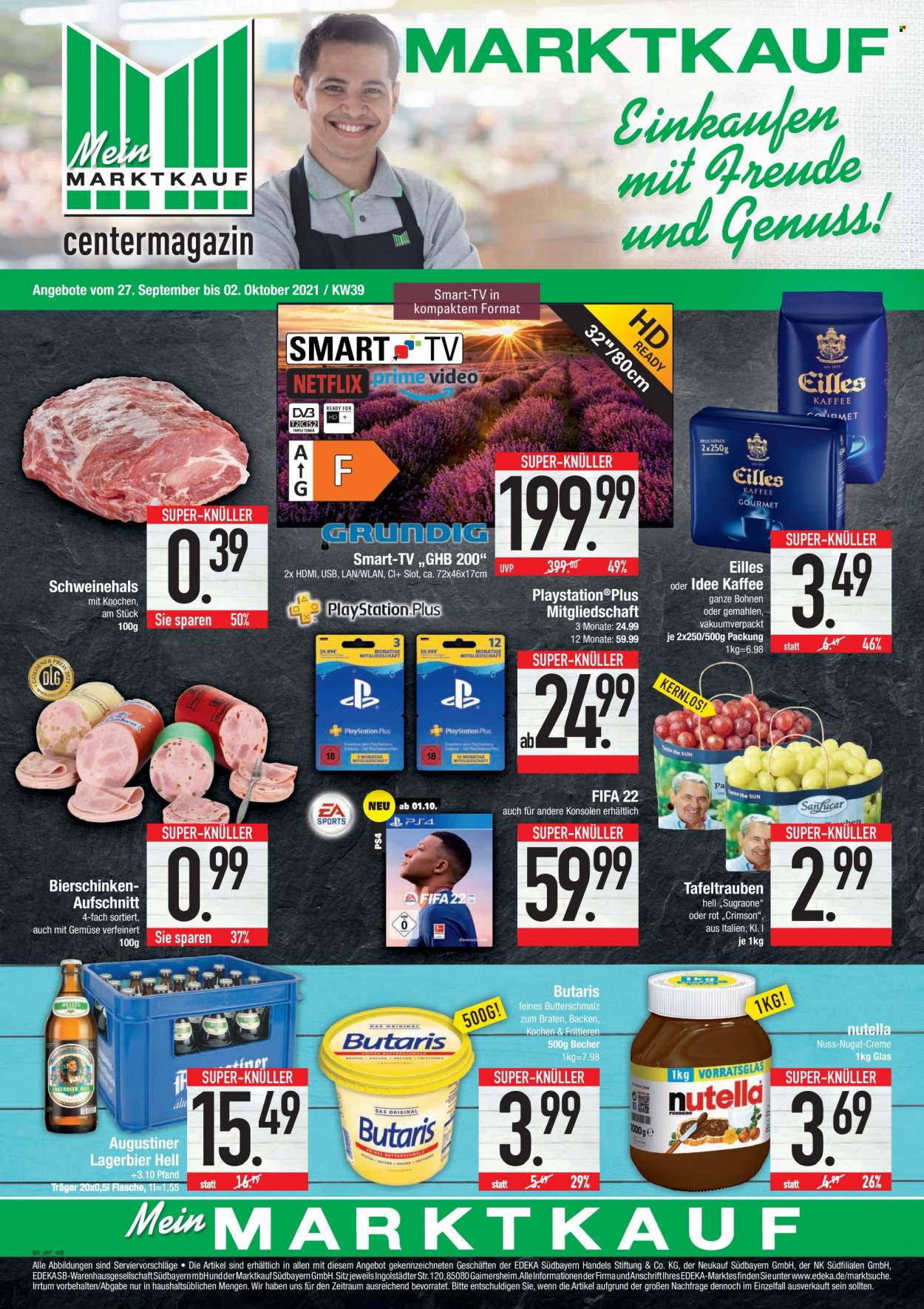 Marktkauf Prospekte  - 27.09.2021 - 2.10.2021. Seite 1