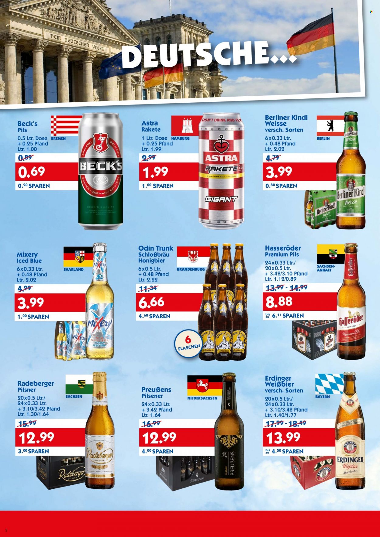 Hol'ab! Getränkemarkt Prospekte  - 27.09.2021 - 2.10.2021. Seite 2