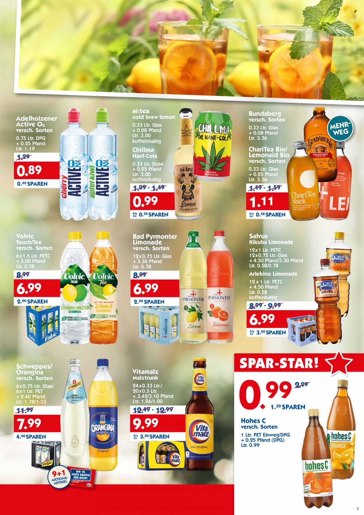 Hol'ab! Getränkemarkt Prospekte  - 27.09.2021 - 2.10.2021. Seite 5