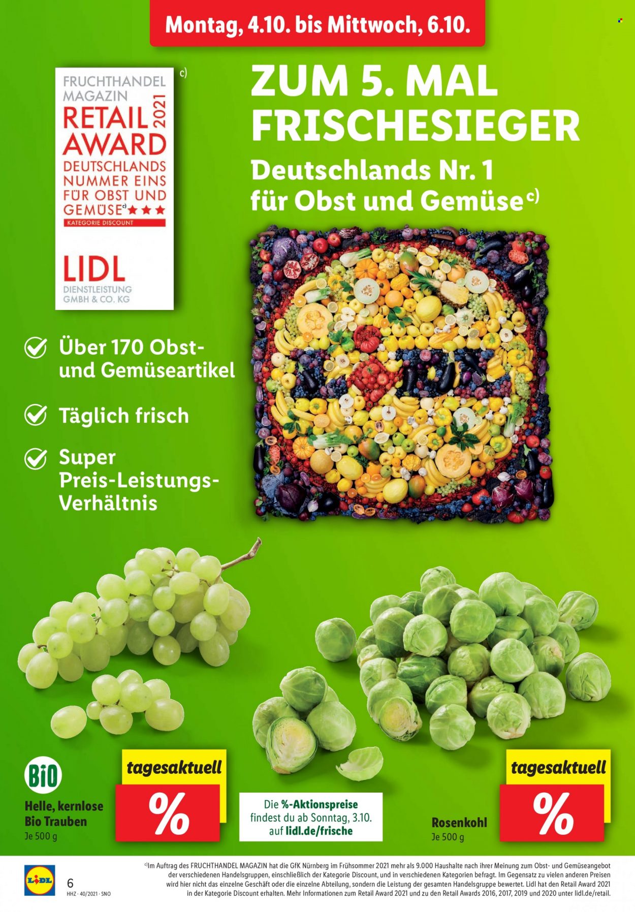Lidl Prospekte  - 4.10.2021 - 5.10.2021. Seite 6