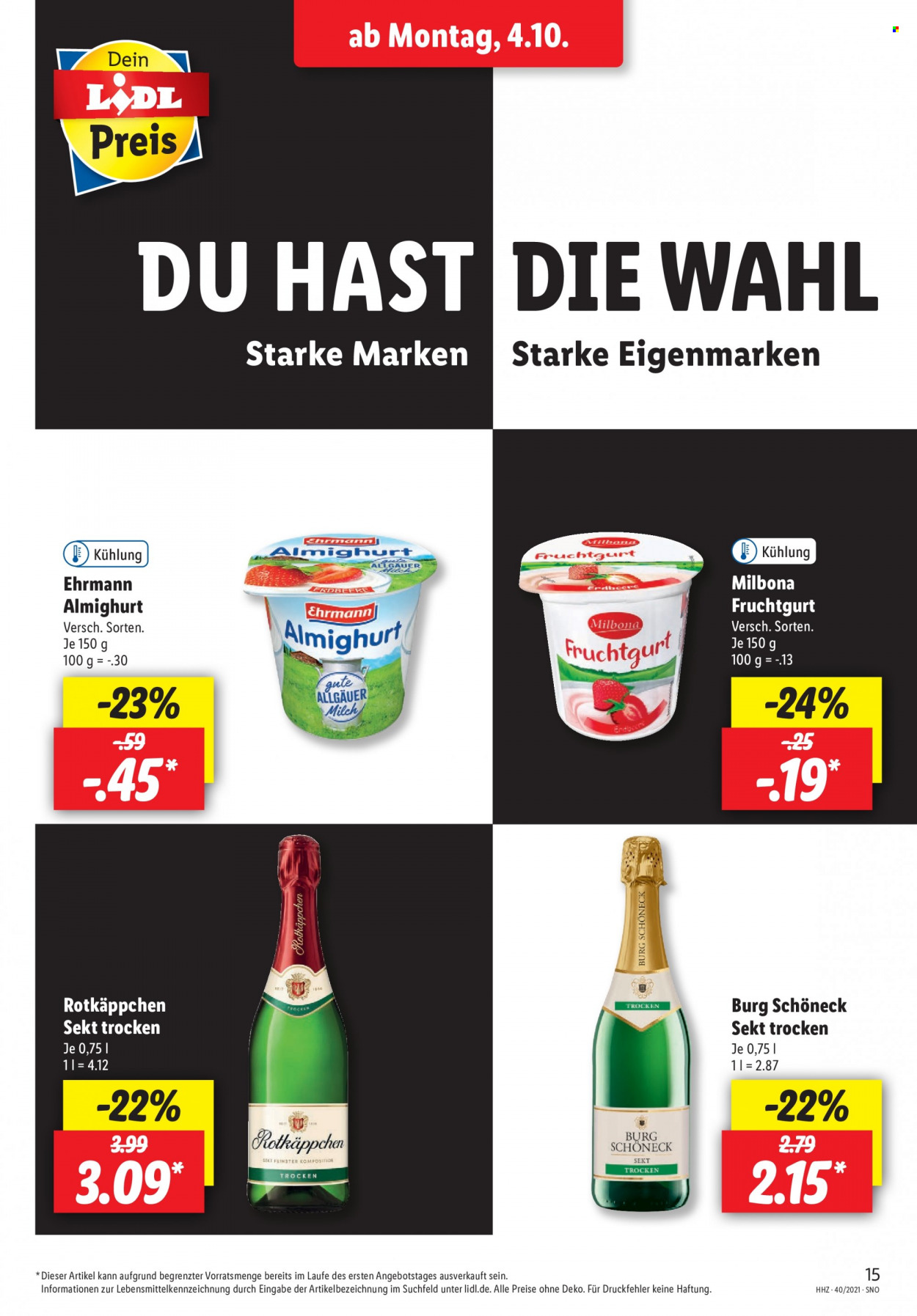 Lidl Prospekte  - 4.10.2021 - 5.10.2021. Seite 15